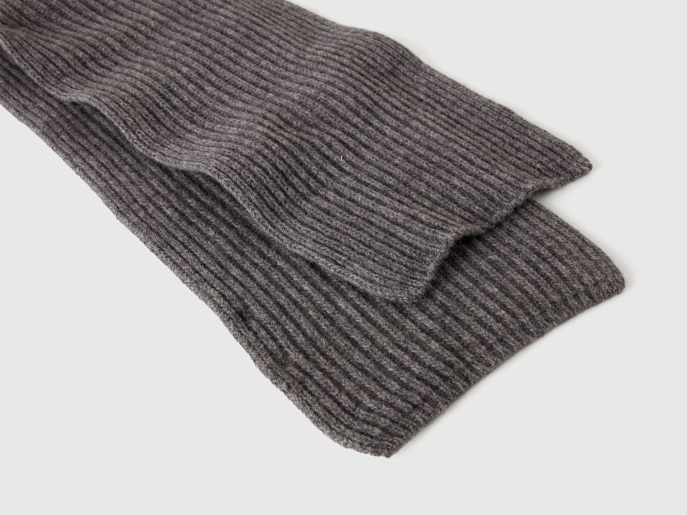 Benetton sciarpa pura lana vergine merino taglia unica