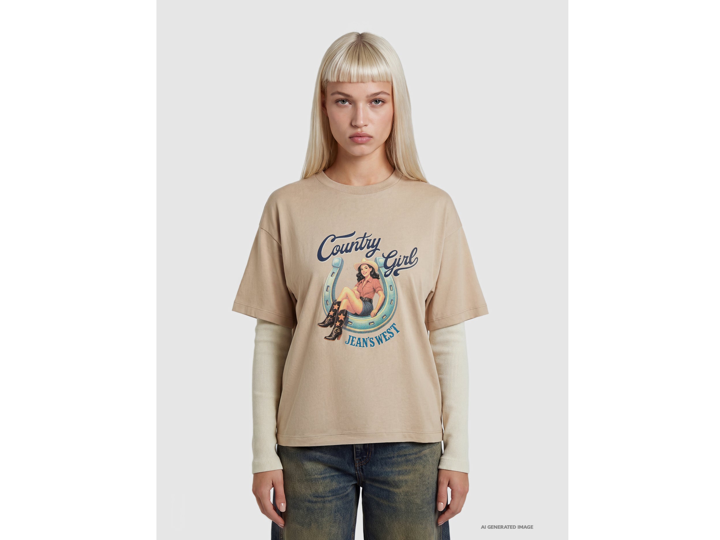 United Colors of Benetton T-Shirt Relaxed Western Cotone S