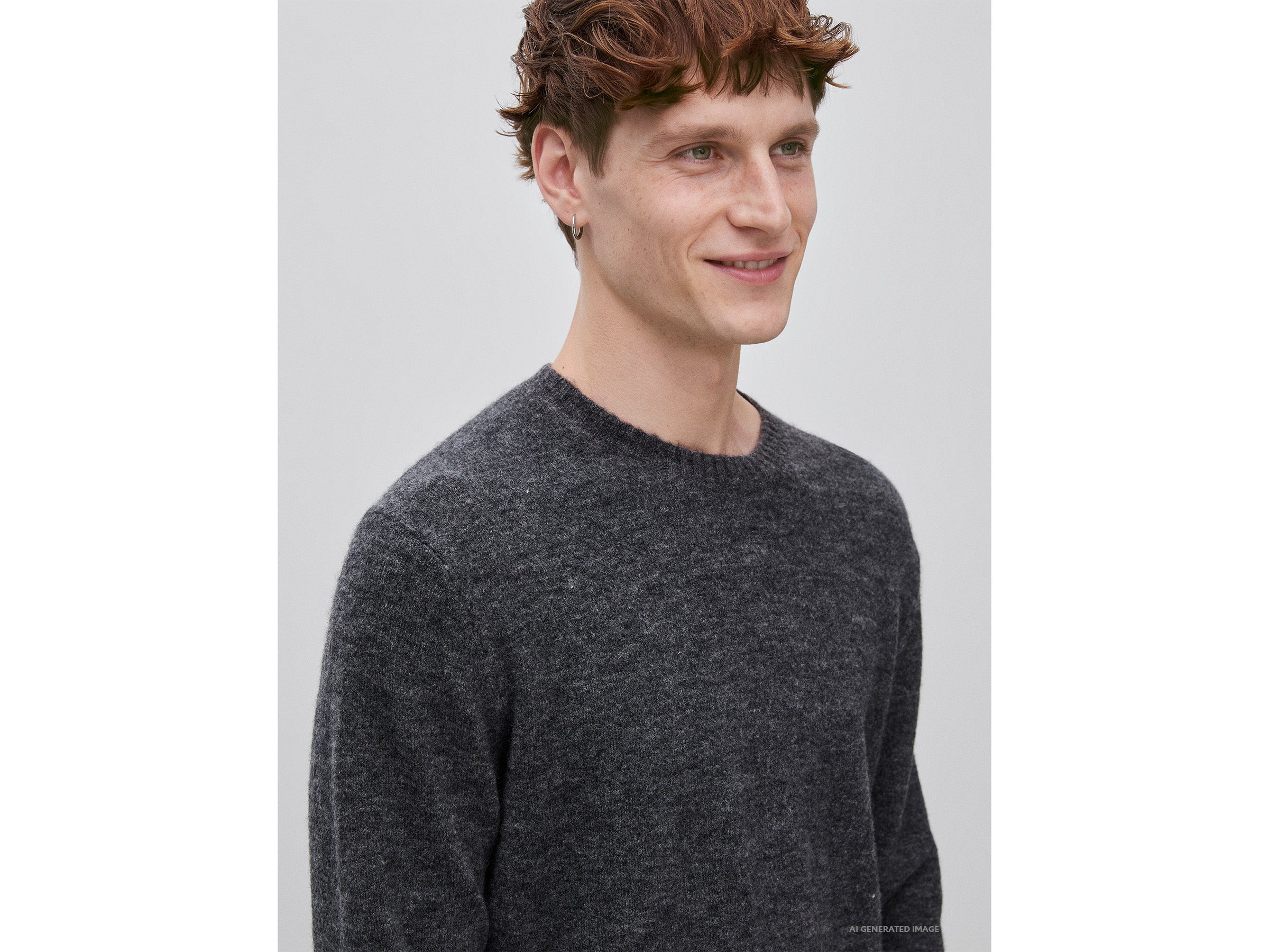 United Colors of Benetton Maglione girocollo alpaca uomo M