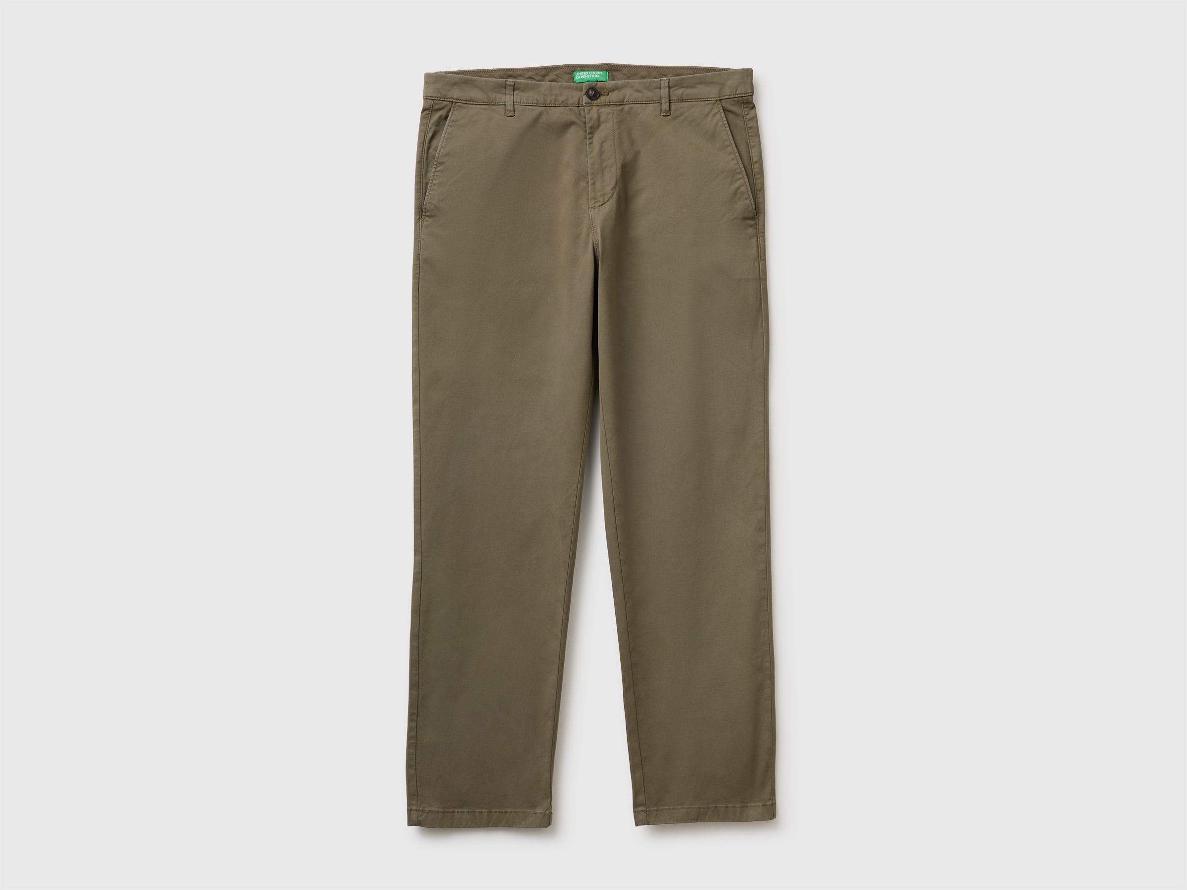 United Colors of Benetton Straight pantaloni chino cotone taglia 50