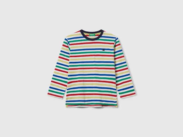 United Colors of Benetton T-Shirts maglia righe cotone taglia 104