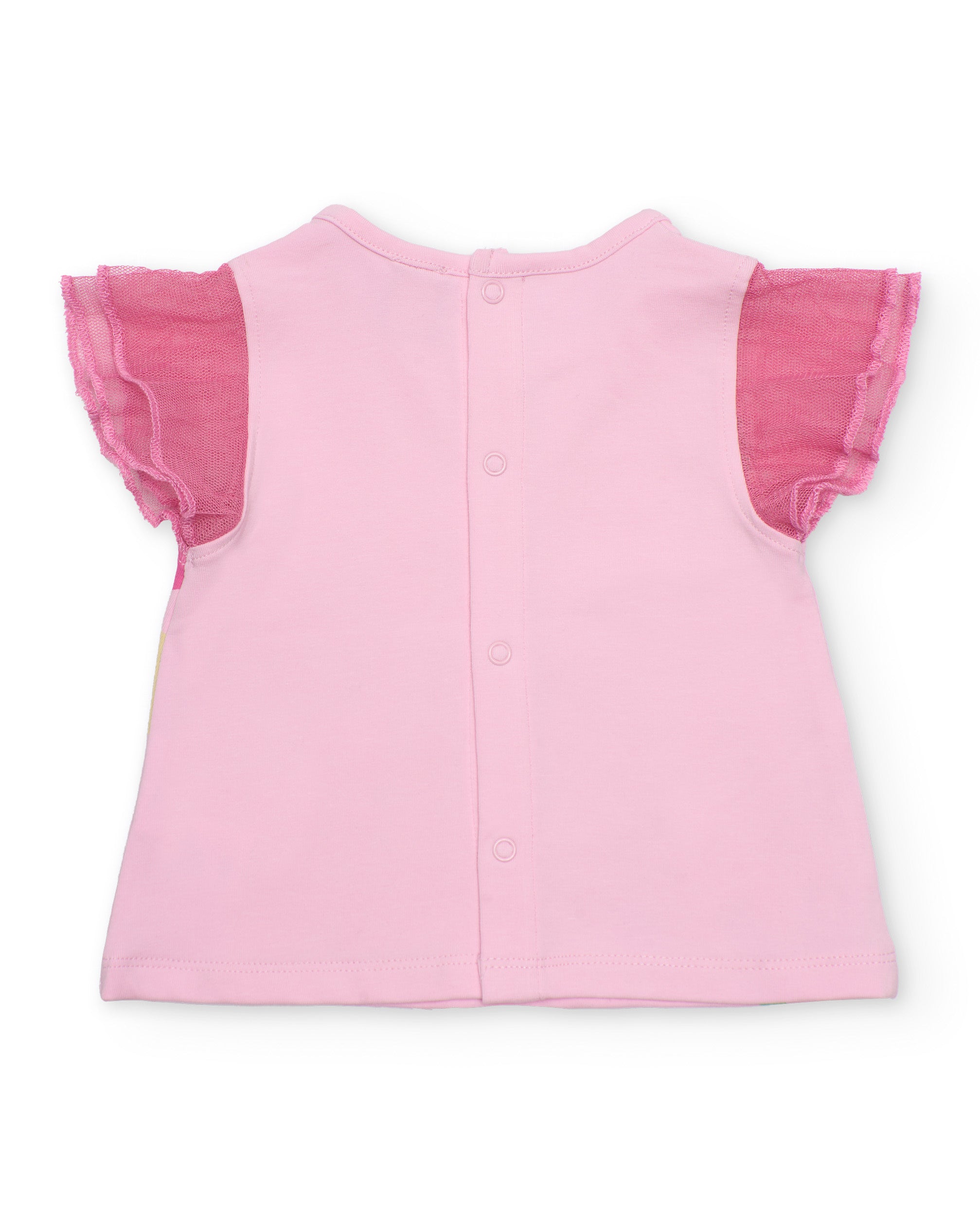 TucTuc Completi Completo neonata rosa floreale tulle