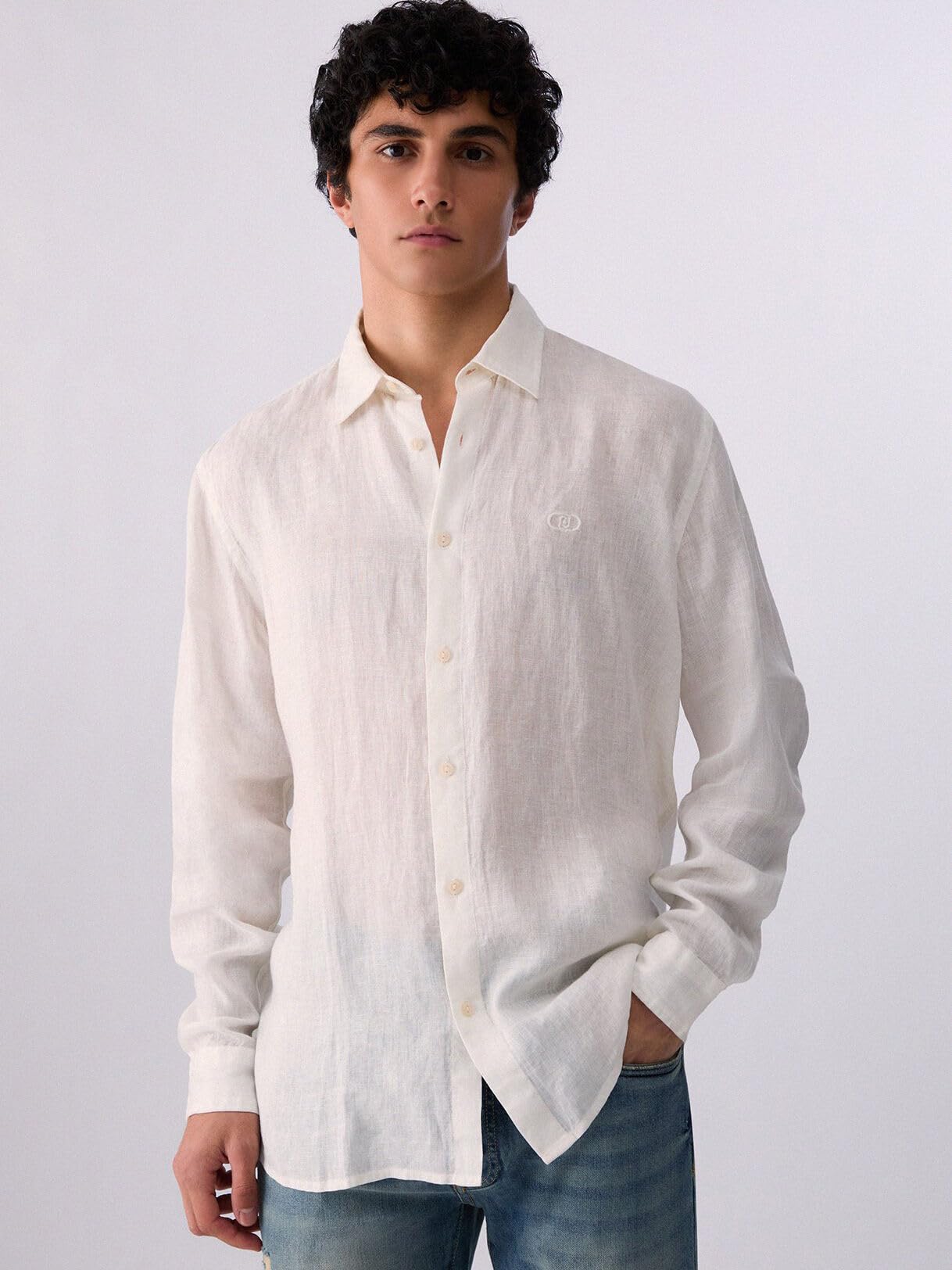 Liu Jo Baby Camicia 100% Lino Taglia 40 in Lino
