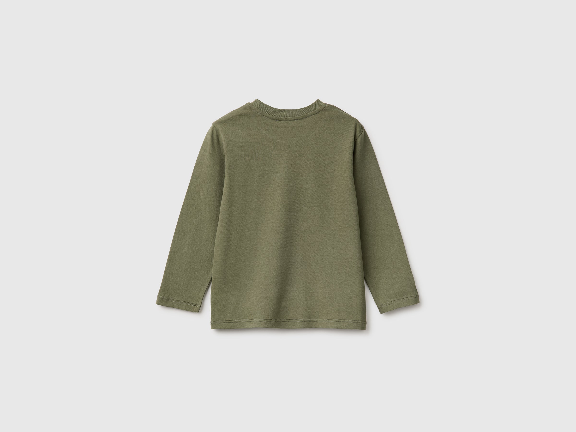 United Colors of Benetton T-Shirts Maglietta manica lunga cotone stampa