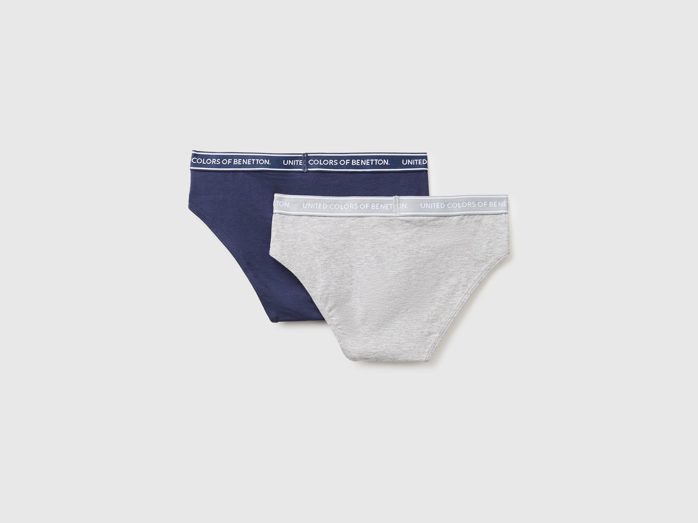 United Colors of Benetton slip 2 pezzi cotone elastico logo bimbo