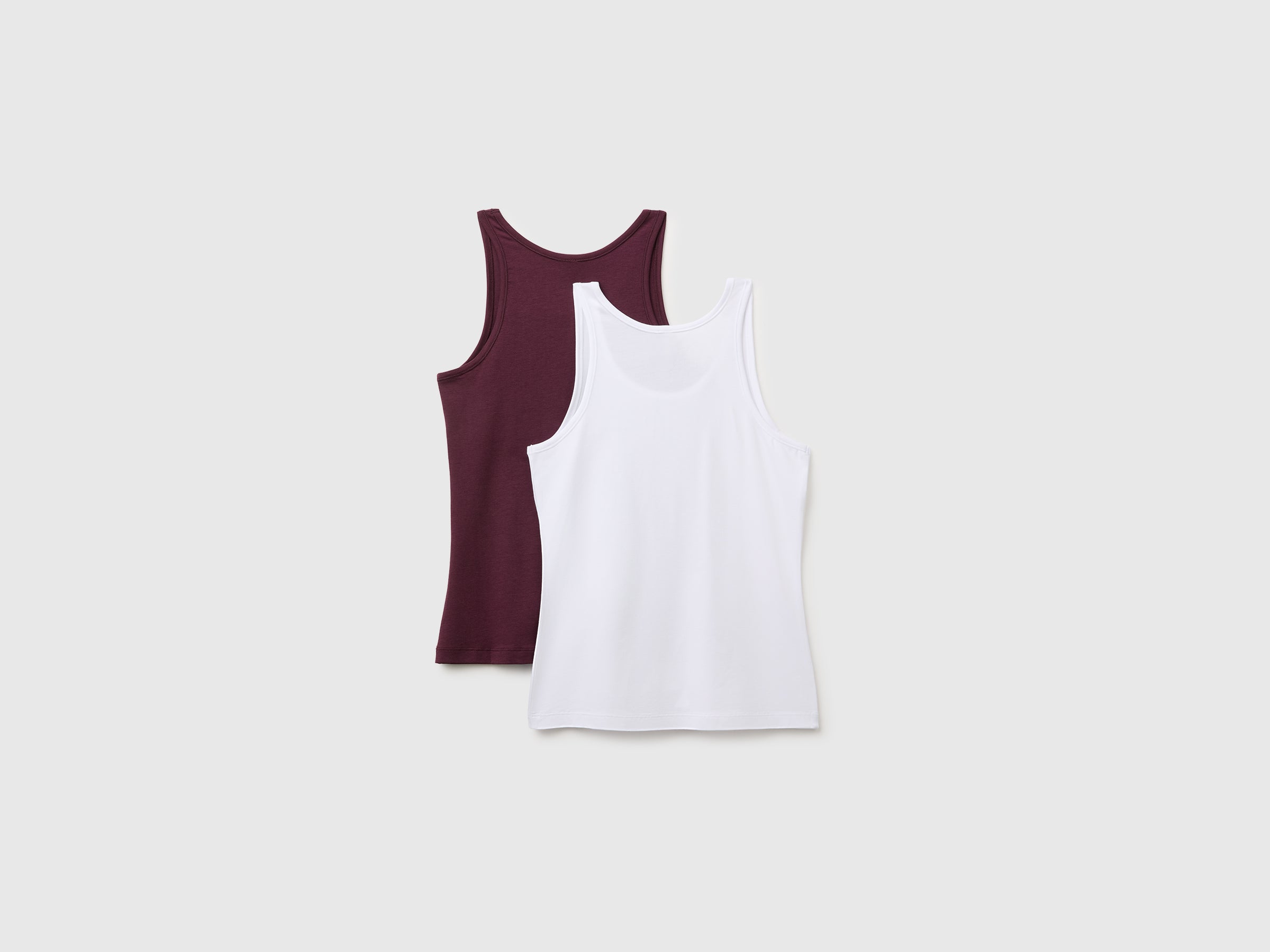 United Colors of Benetton T-Shirts 2 Canotte Cotone Modal XS