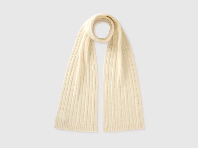 United Colors of Benetton Bags sciarpa trecce OS misto lana