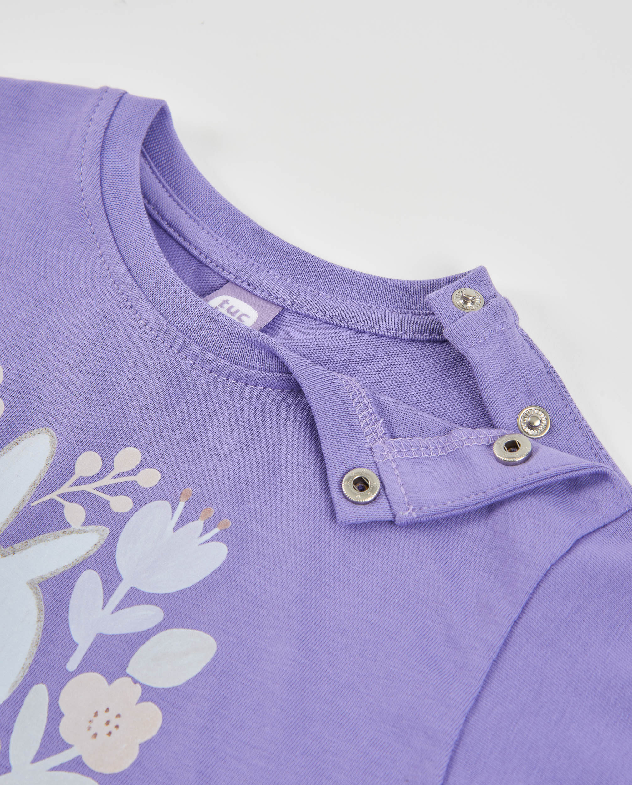 TucTuc Magliette Maglia Bambina Lilla Maniche Lunghe
