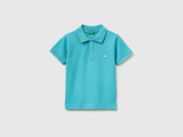 United Colors of Benetton Polos polo cotone bio manica corta bimbo