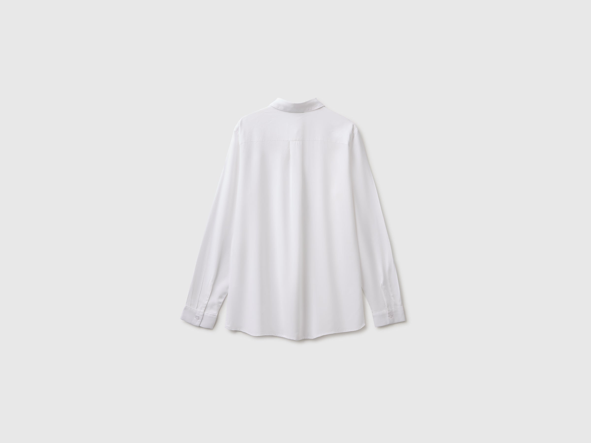United Colors of Benetton Camicia Viscosa Oversize M Tinta Unita
