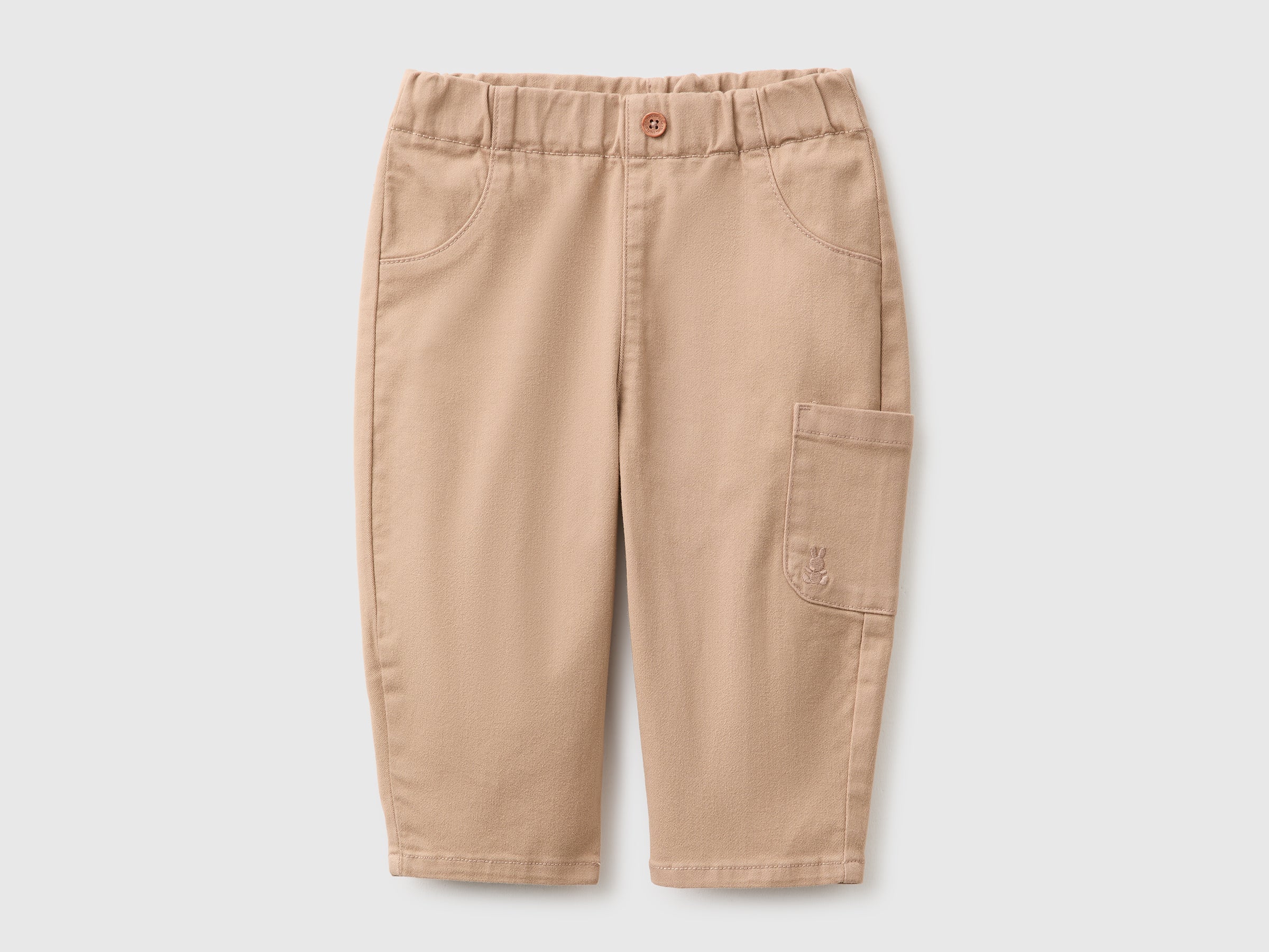 United Colors of Benetton Trousers CORE-FALL-012 Pantaloni Taglia 68 Coniglio