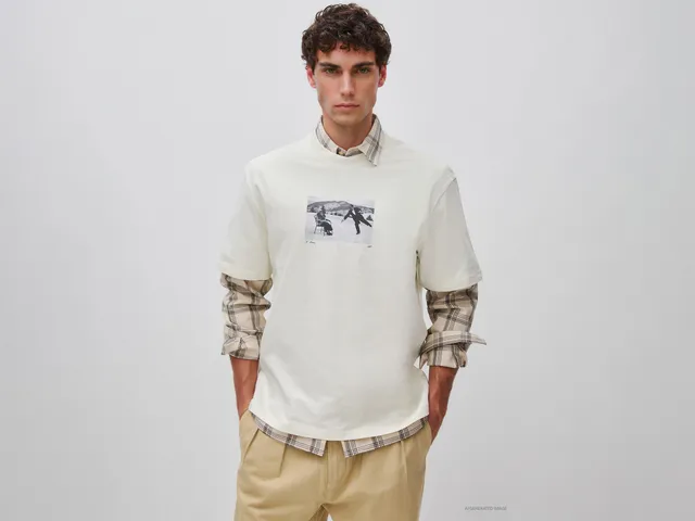 United Colors of Benetton T-shirt Cotone Organico Stampa Relaxed