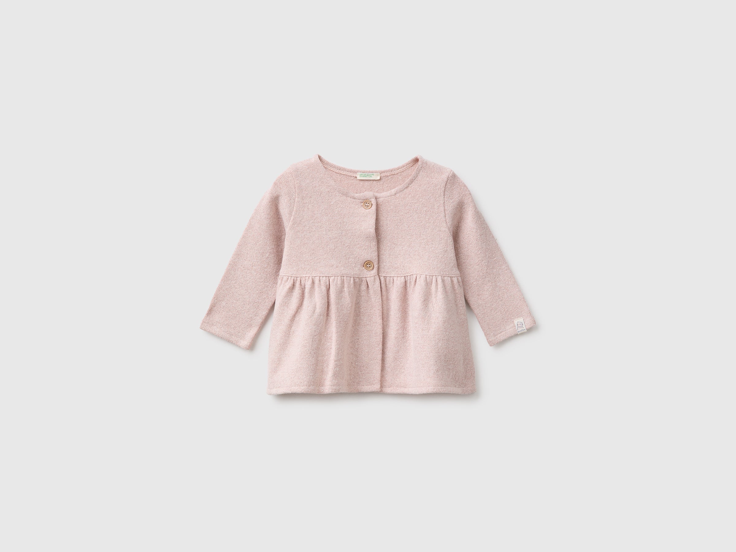 United Colors of Benetton Felpa Aperta Cotone Lurex Neonata