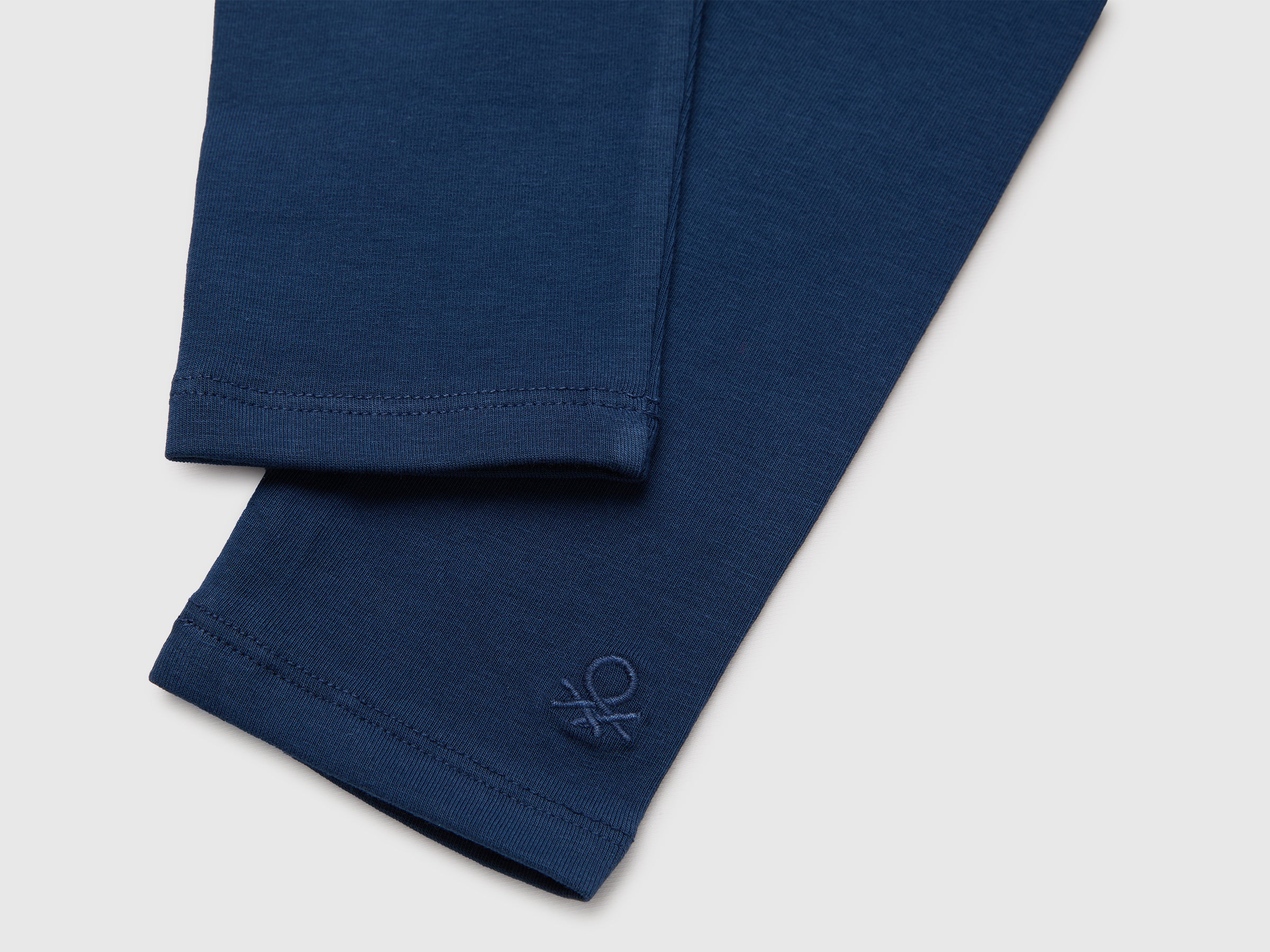United Colors of Benetton leggings cotone stretch logo bambina