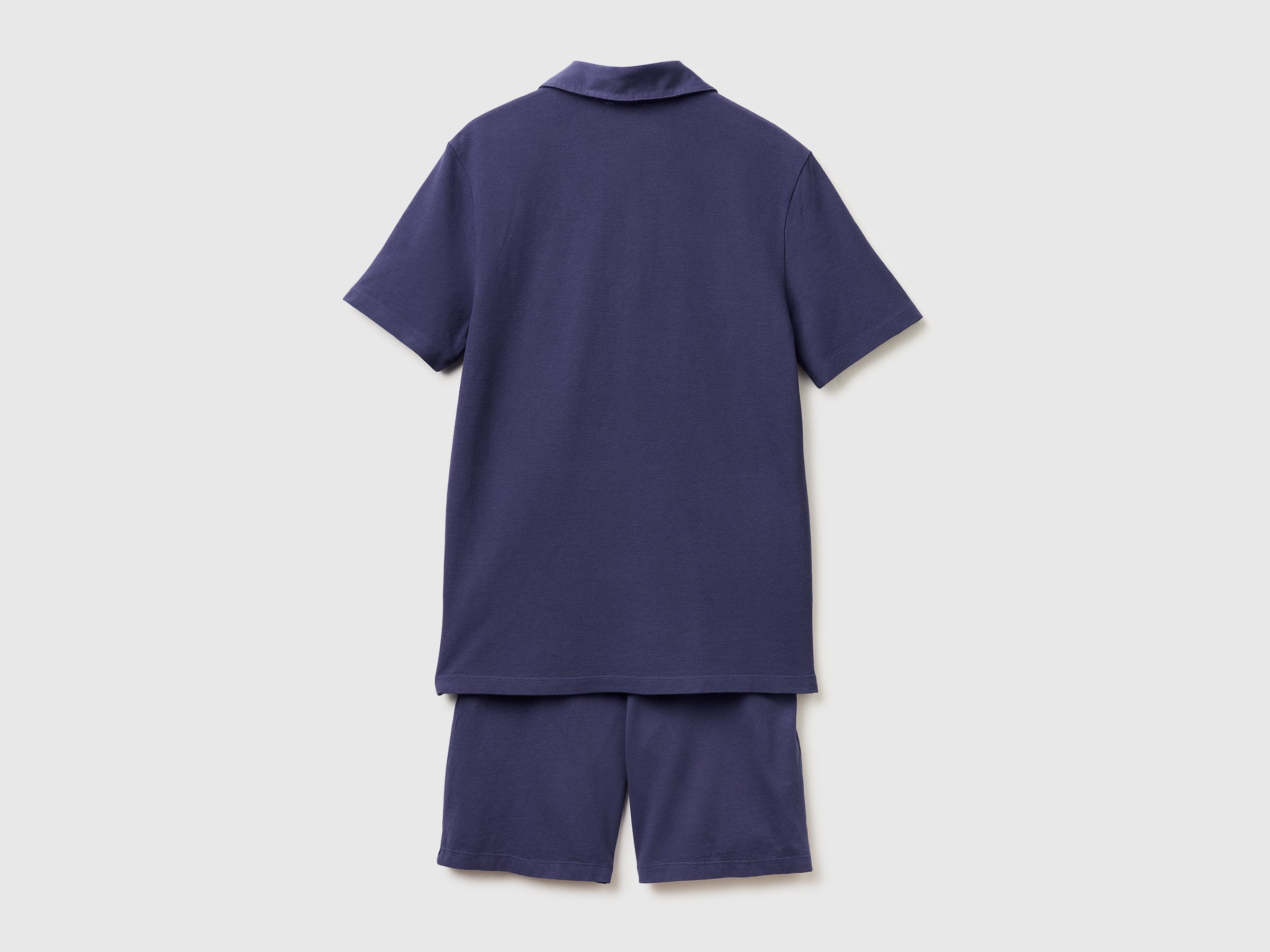 United Colors of Benetton Pigiama cotone polo bermuda corto