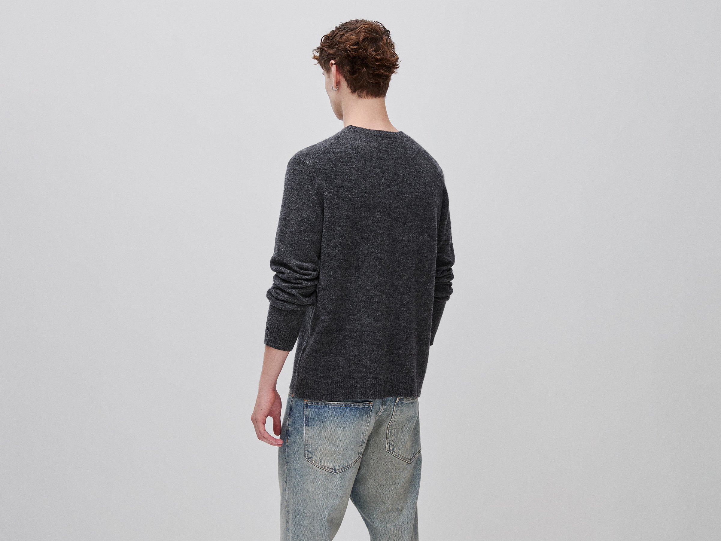 United Colors of Benetton Maglione girocollo alpaca uomo M