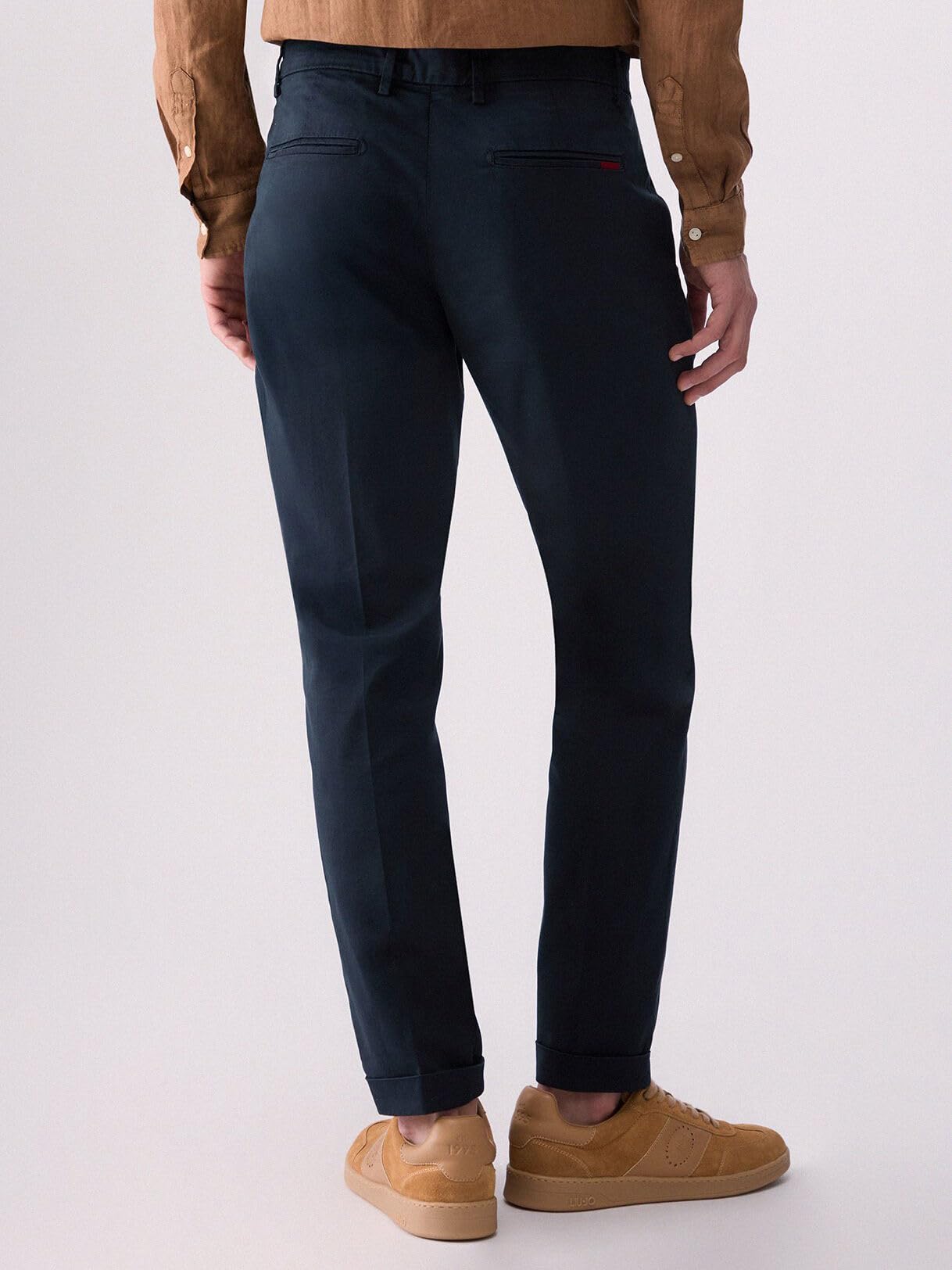 Liu Jo Baby Chino con Risvolto Pantaloni Cotone