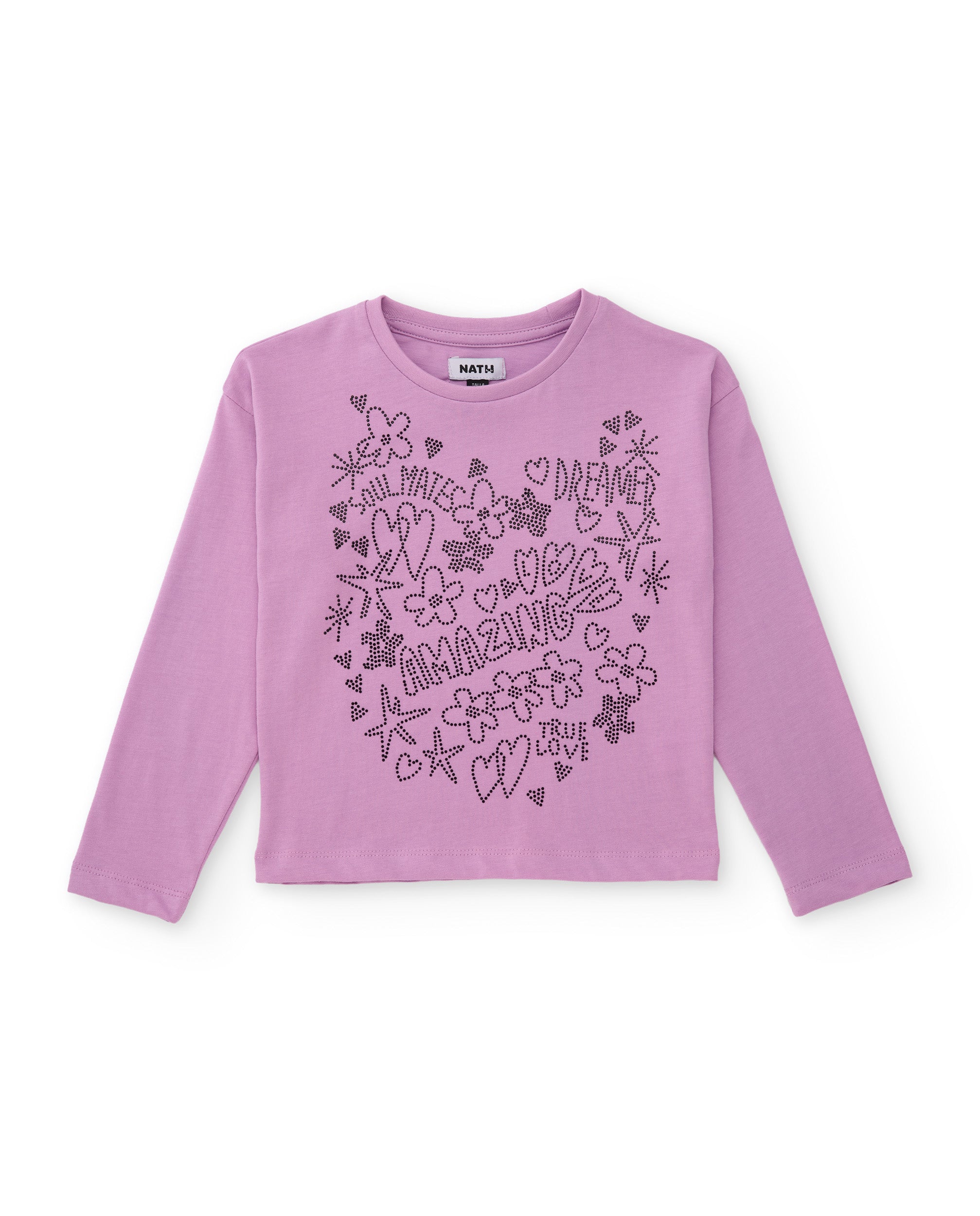 TucTuc Completi completo bambina lilla con leggings floreale