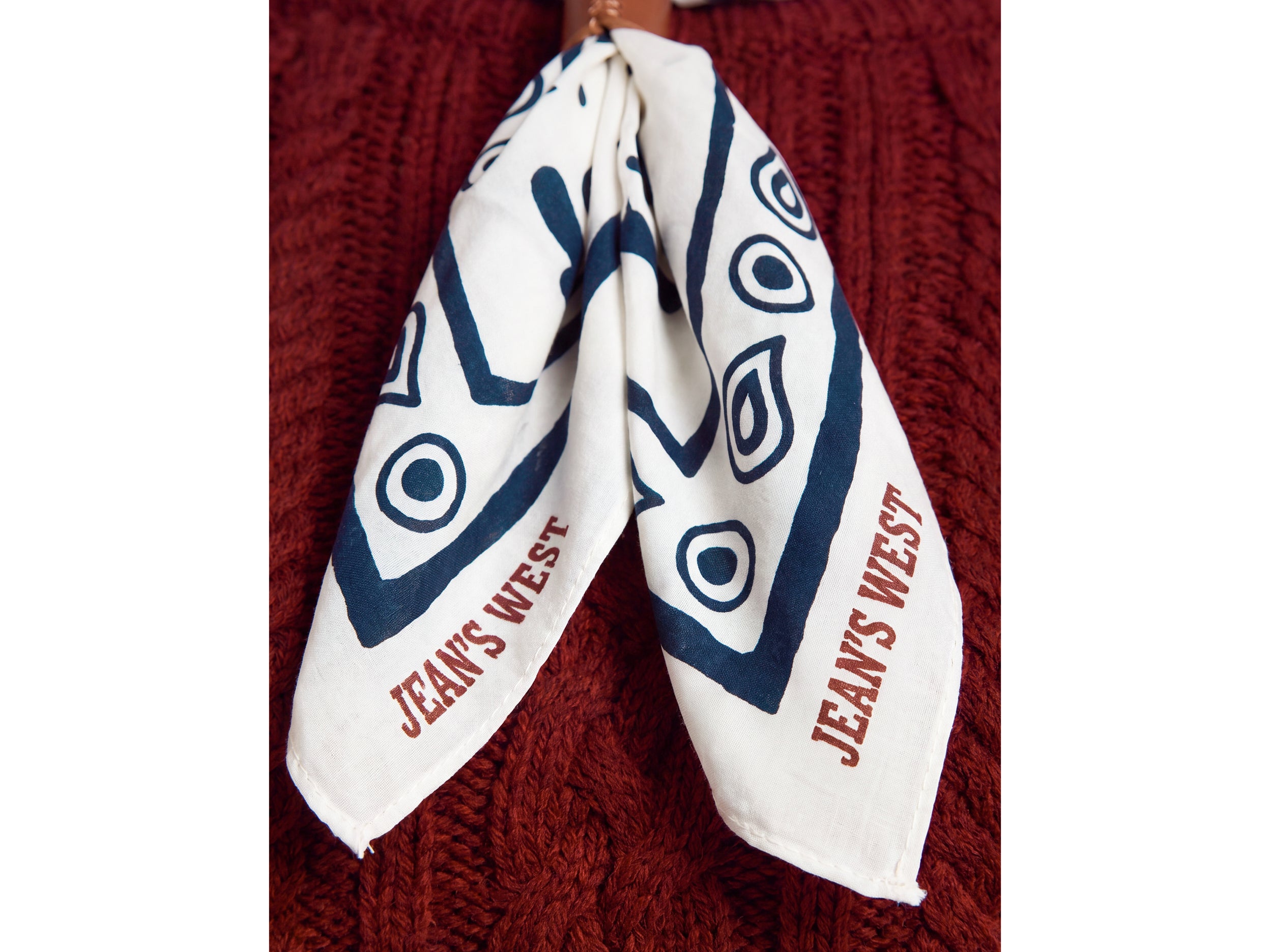 United Colors of Benetton bandana viscosa stampa western