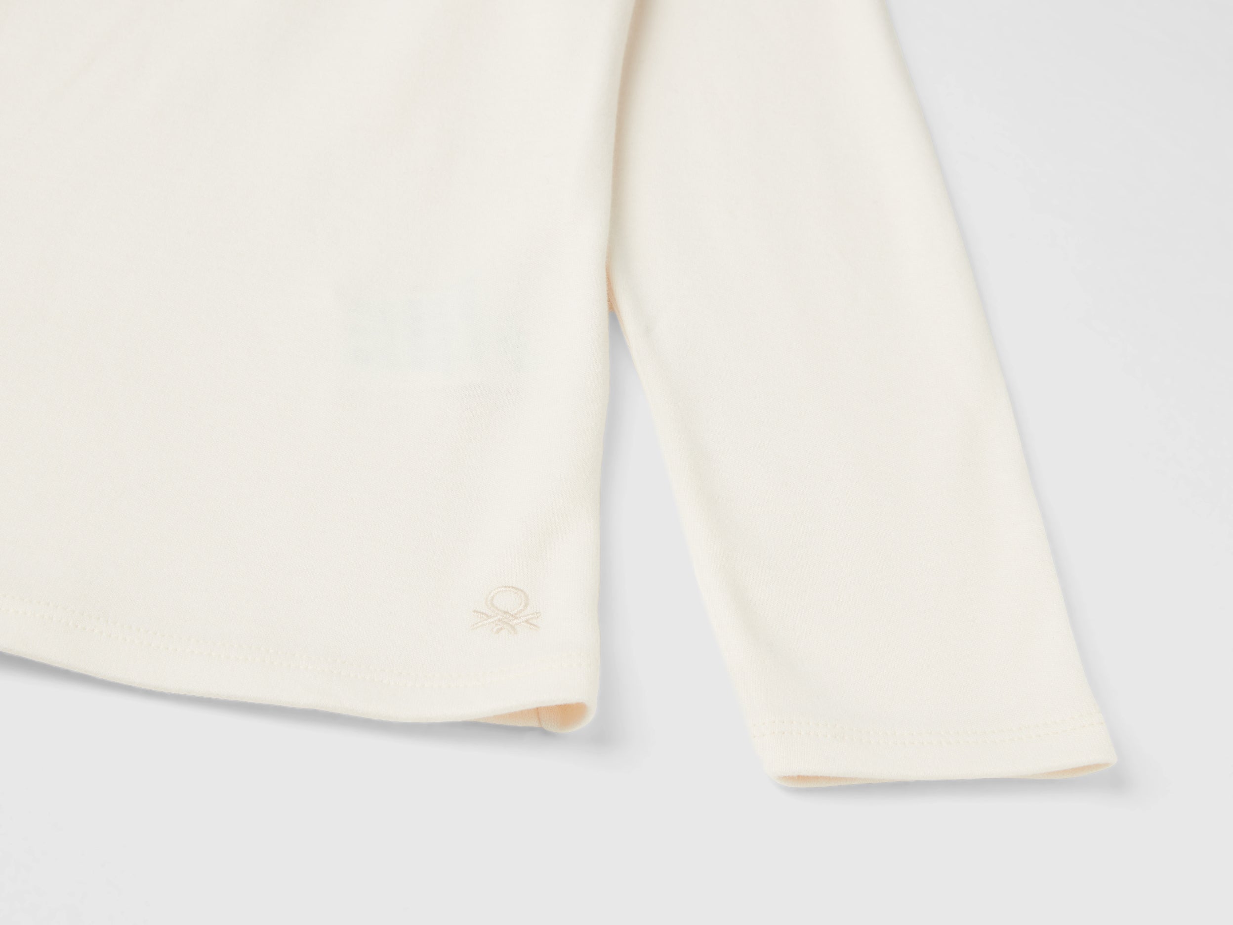 United Colors of Benetton T-shirt cotone bio S collo alto basic
