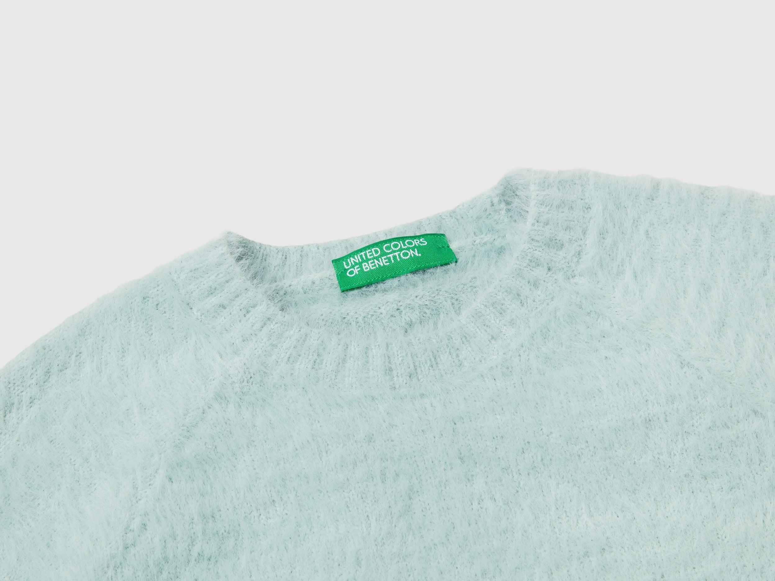 United Colors of Benetton Maglione Filato Peloso Maglia Calda 104
