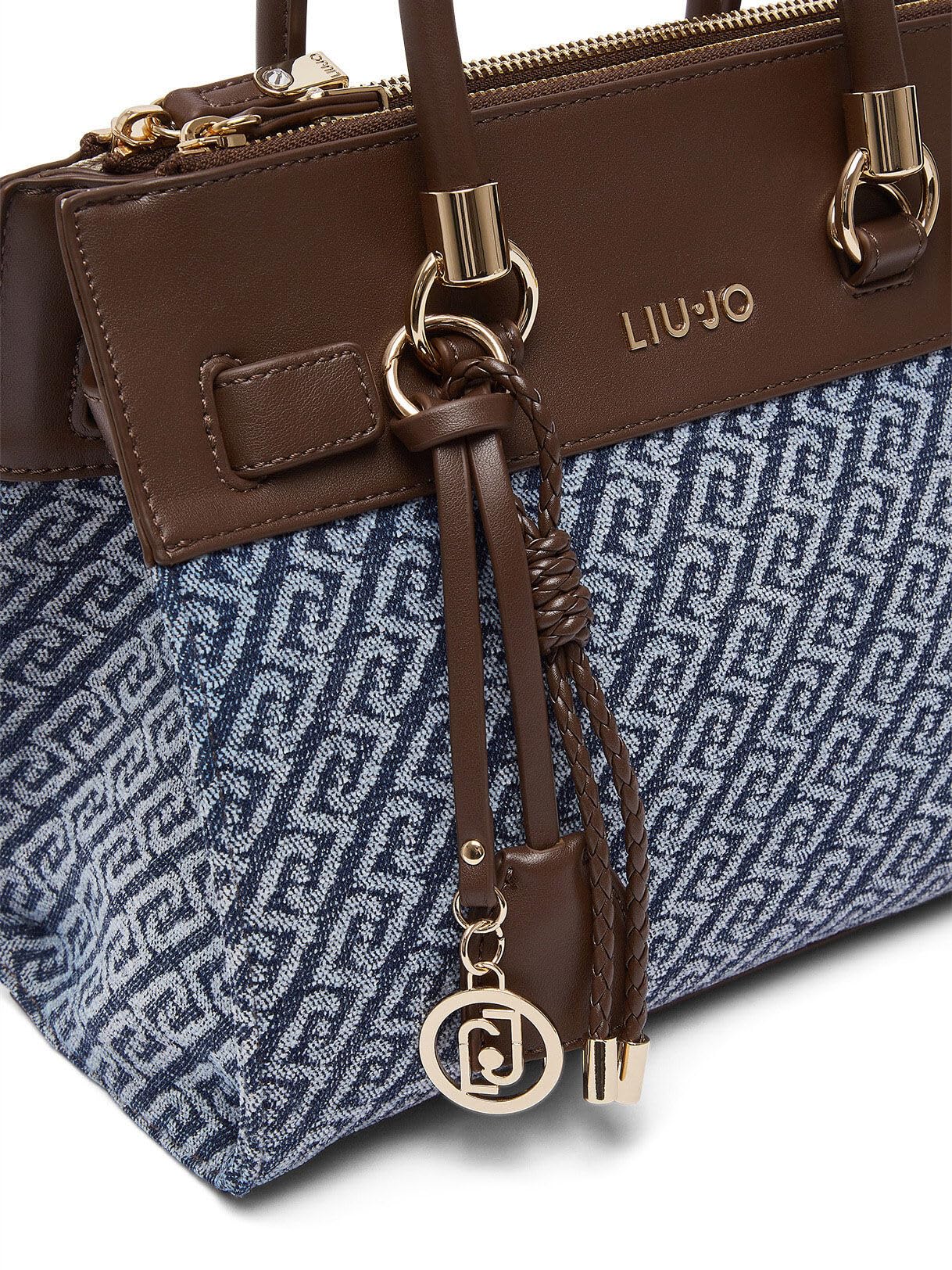 Liu Jo Borsa Satchel Denim 00770 27x21 cm charm