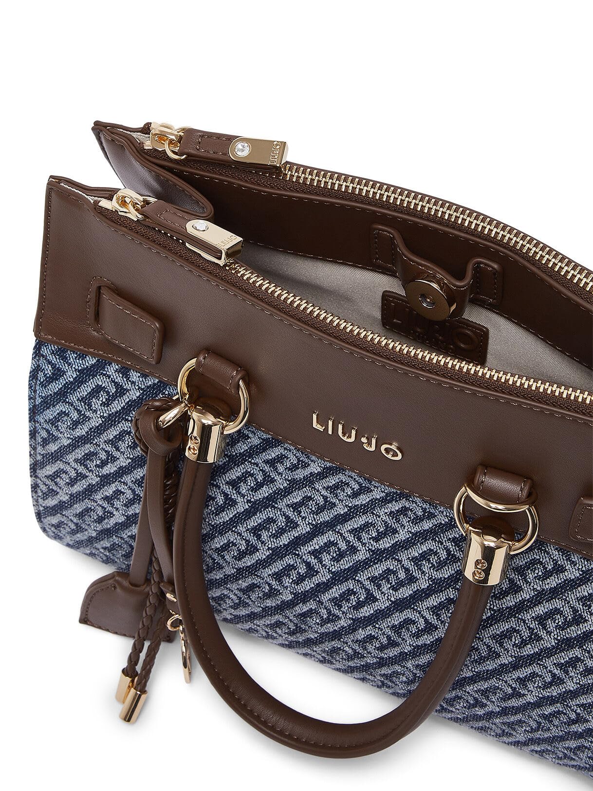 Liu Jo Borsa Satchel Denim 00770 27x21 cm charm