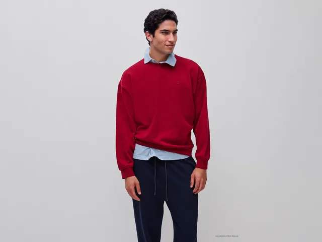 United Colors of Benetton Closed felpa girocollo cotone bio