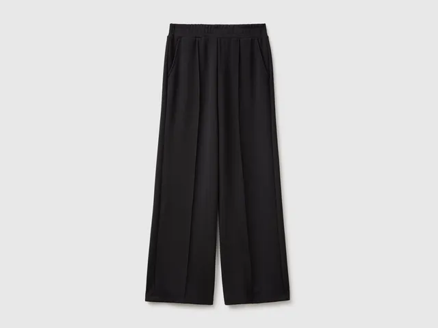 Benetton pantaloni fluidi modal stretch comfort fit