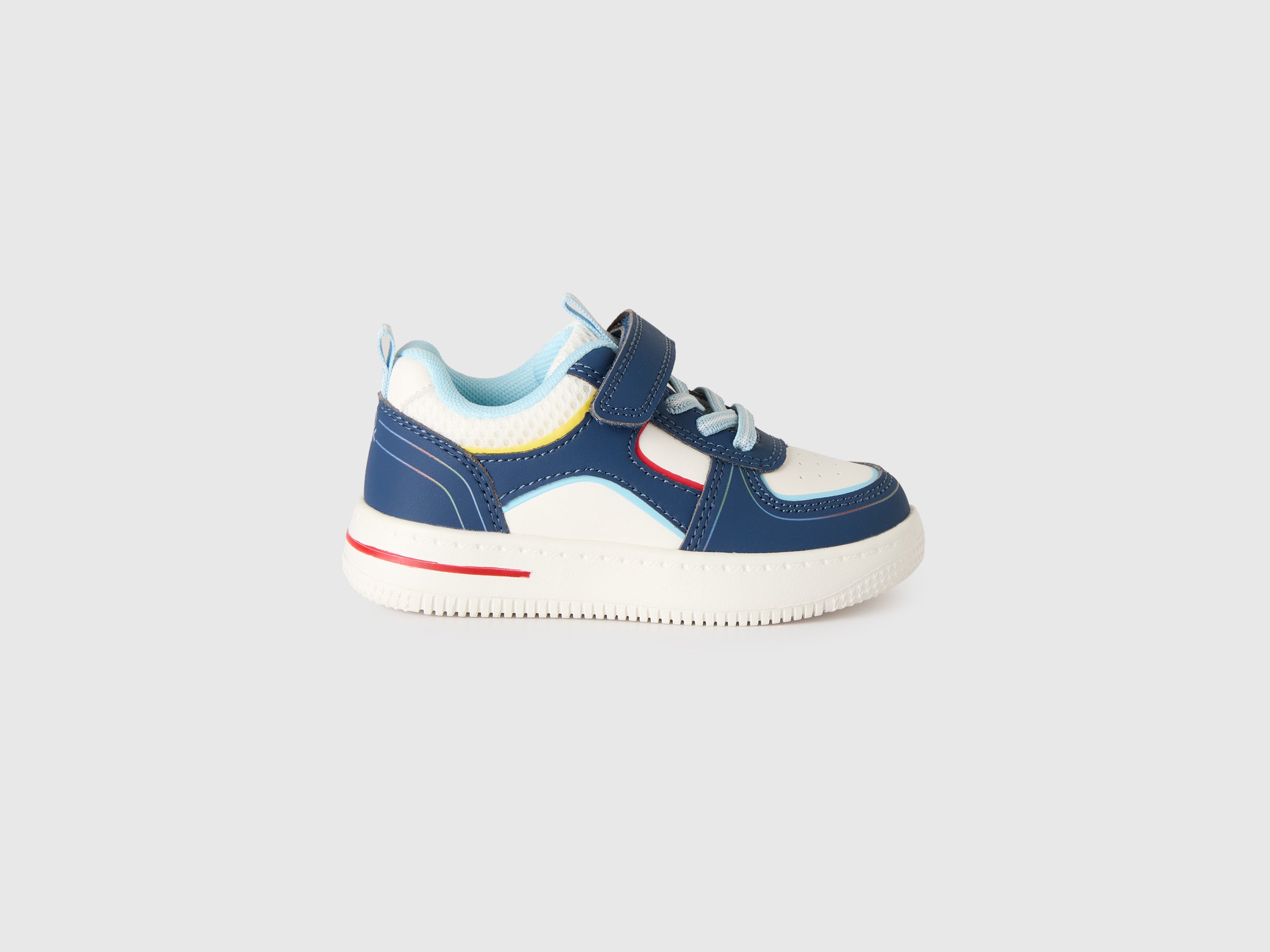 Benetton 8WVWRD004 sneakers bimbo velcro mesh