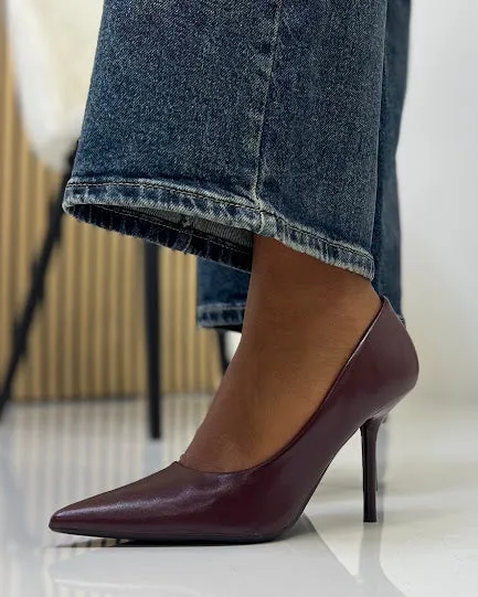 Sottosopra GS6407 Décolleté Ecopelle Donna Bordeaux 38
