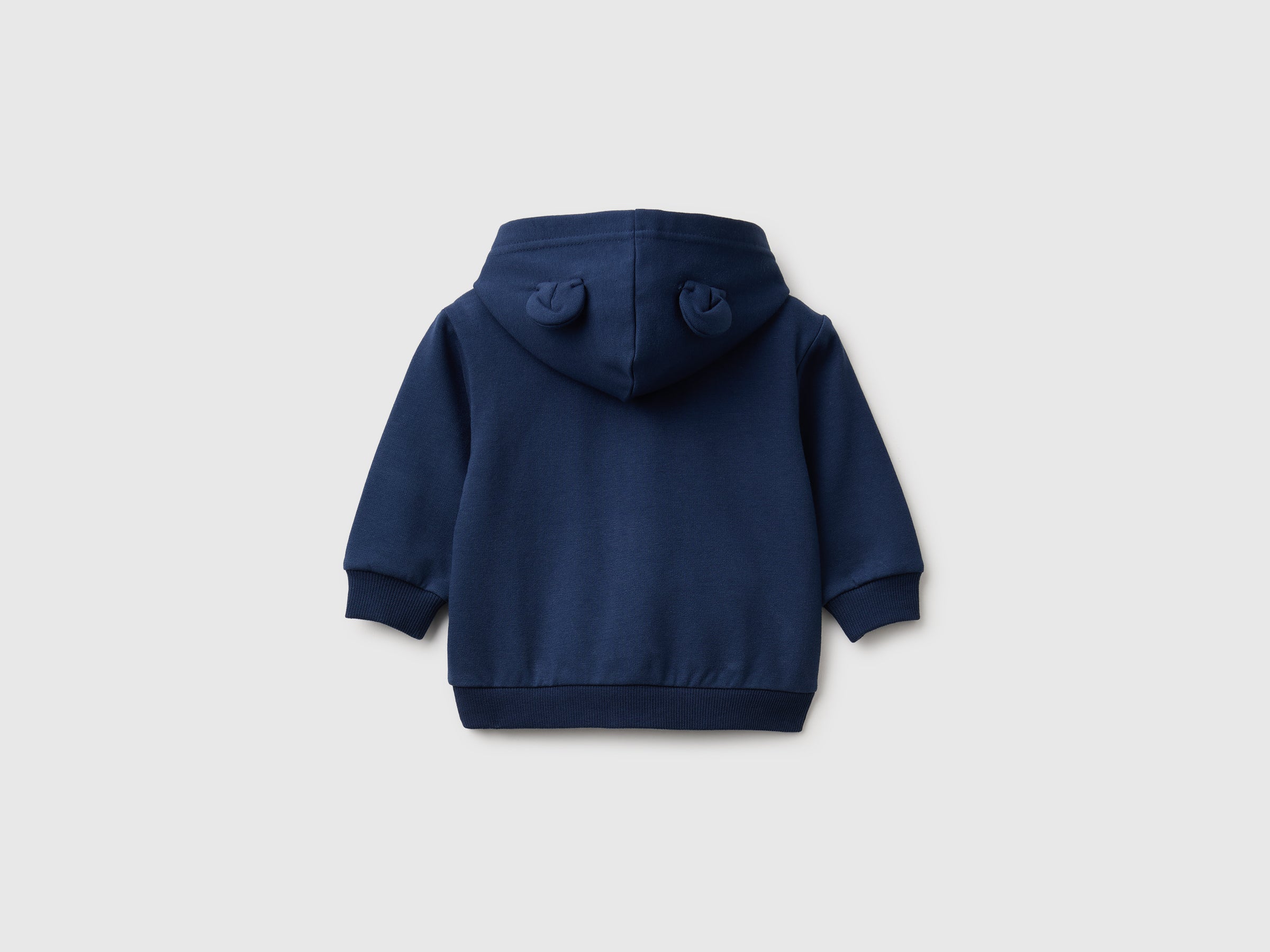 Benetton felpa zip bimbo cotone bio taglia 68