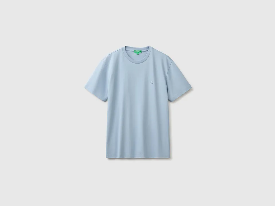 Benetton T-Shirts and Tops T-shirt cotone biologico logo