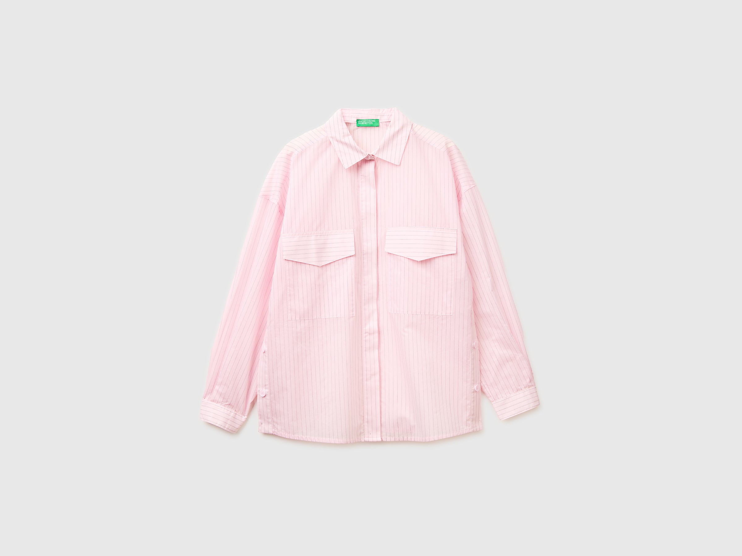 United Colors of Benetton Striped camicia righe cotone S