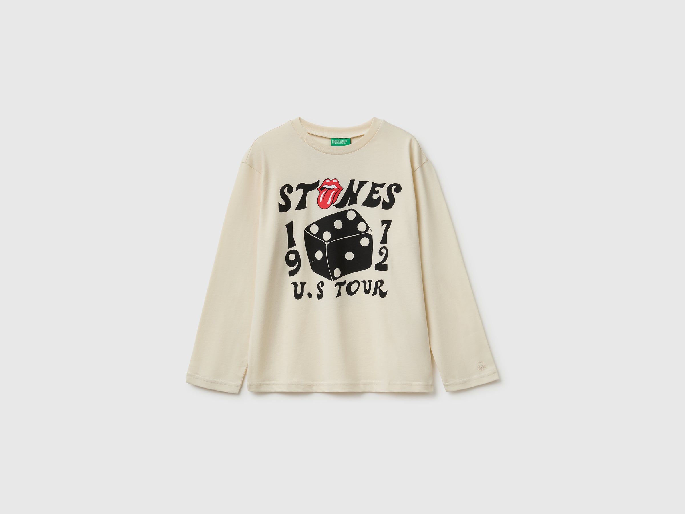 United Colors of Benetton Rolling Stones t-shirt cotone bio L