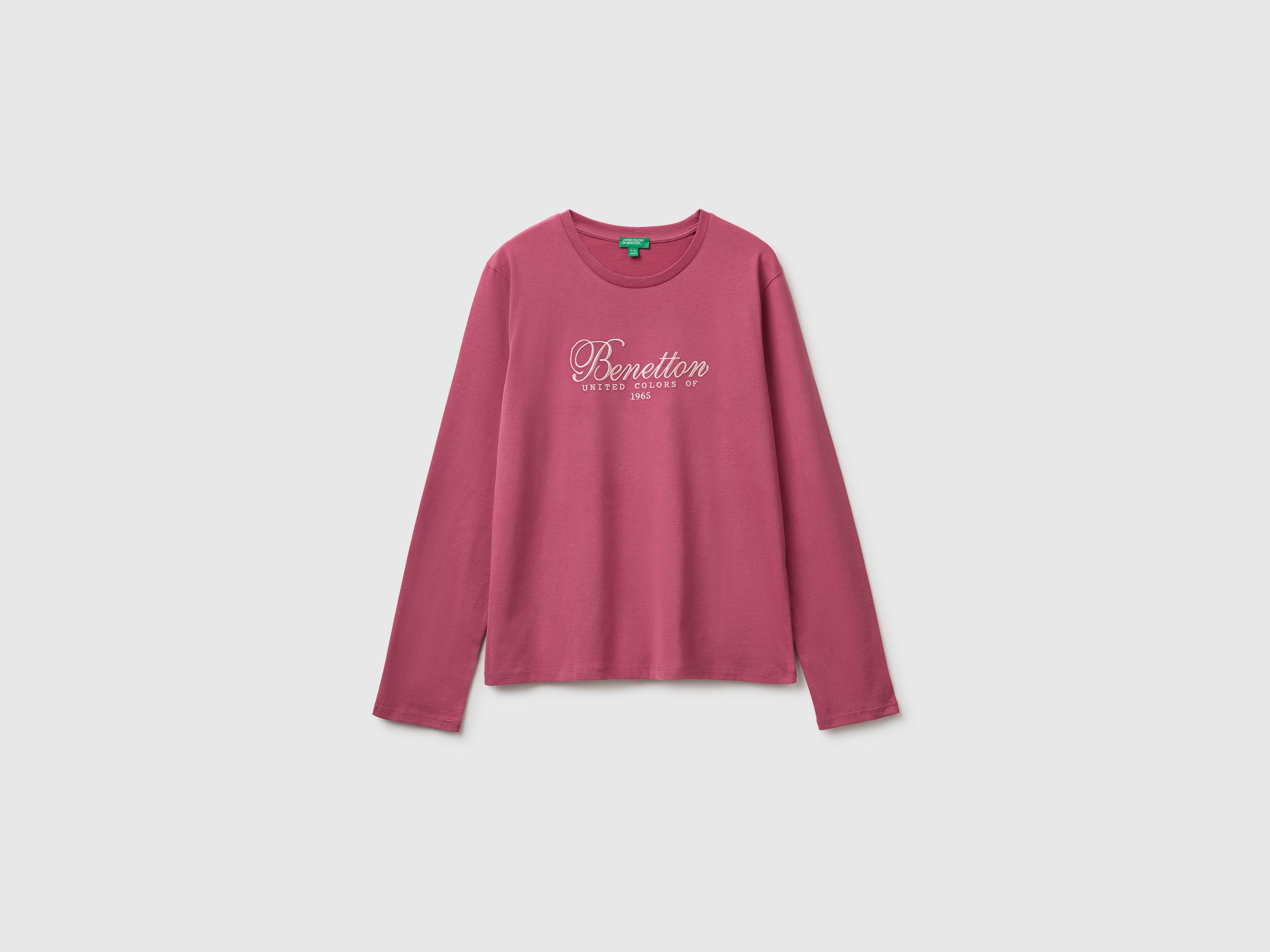 United Colors of Benetton T-Shirt Ricamo Maglietta Cotone Bio S