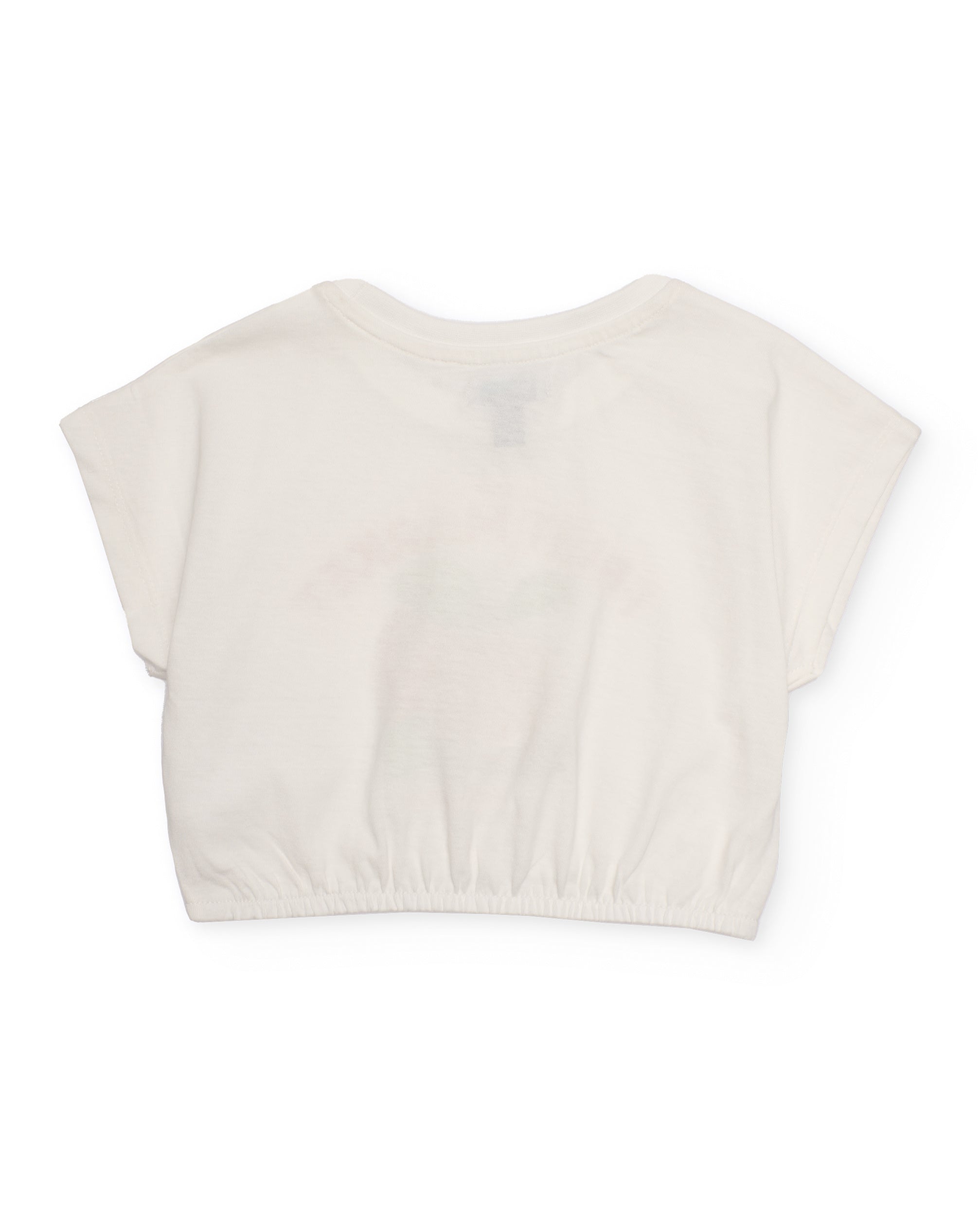 TucTuc Magliette T-shirt bambina frutta bianco fondo elastico