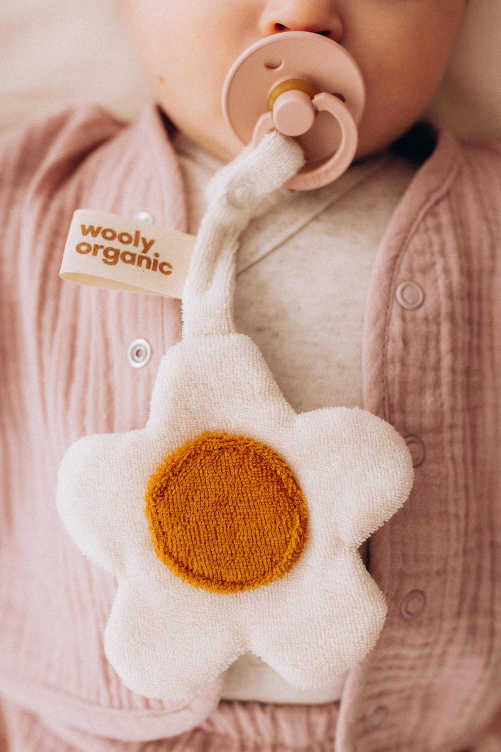 Woolly Organic Portaciuccio SS27 margherita spugna