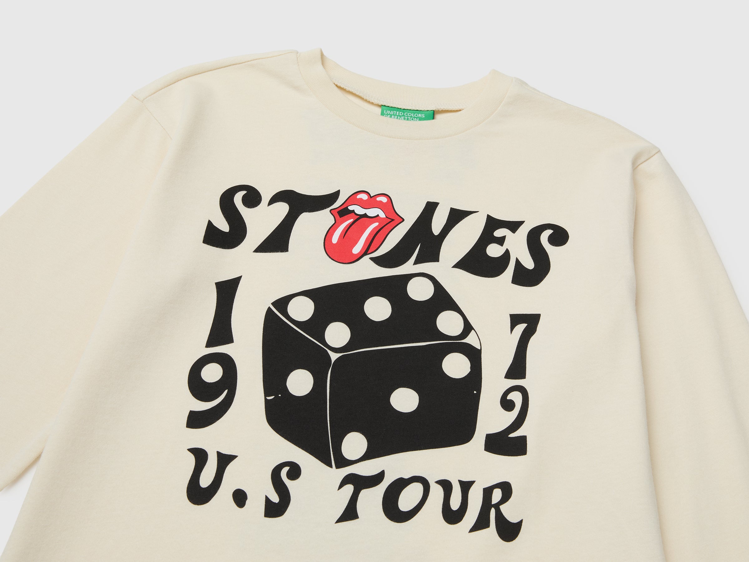 United Colors of Benetton Rolling Stones t-shirt cotone bio L