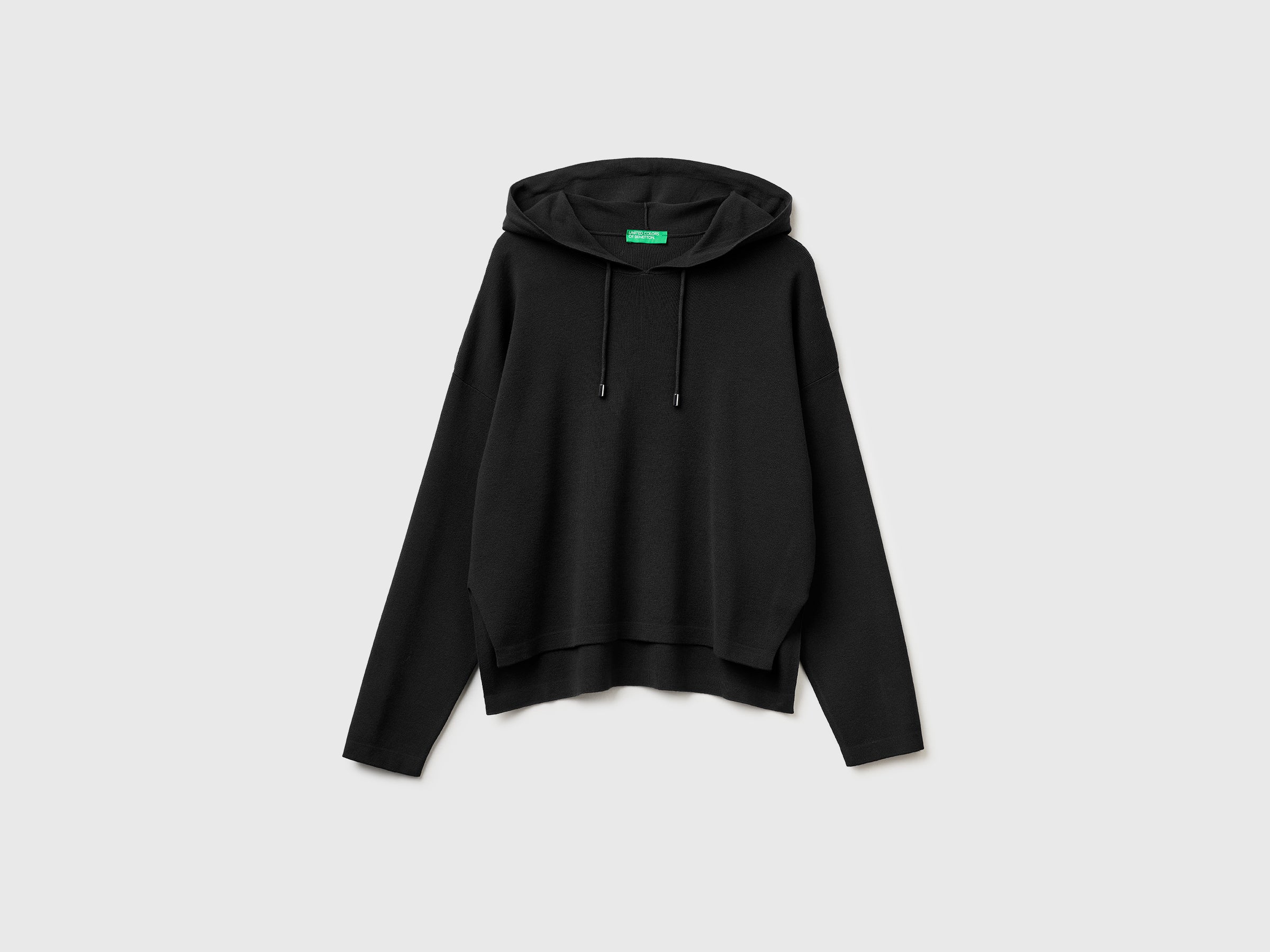United Colors of Benetton Maglione Cappuccio Oversize Viscosa M