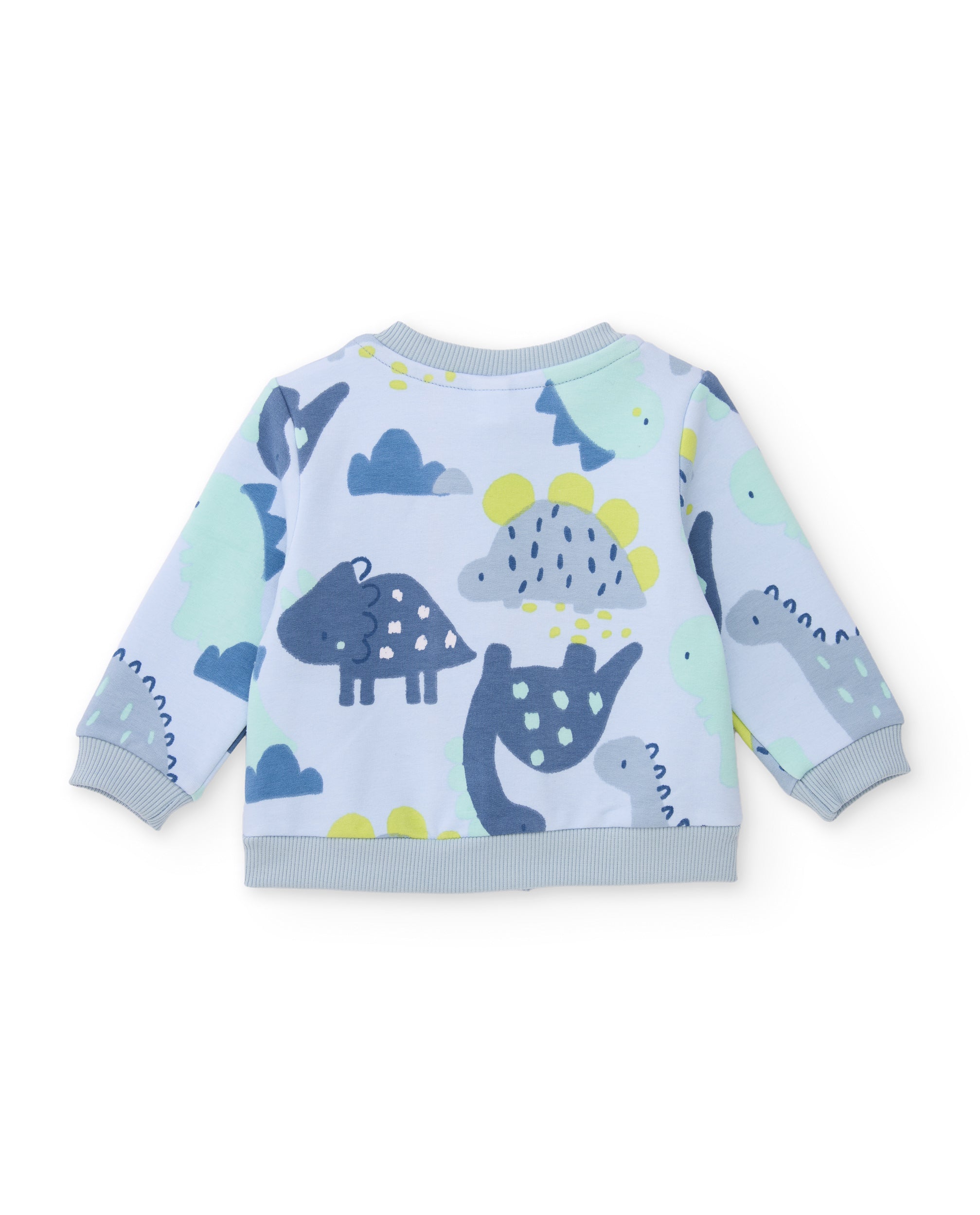 TucTuc Completo felpa neonato giacca completo azzurro 3 pezzi