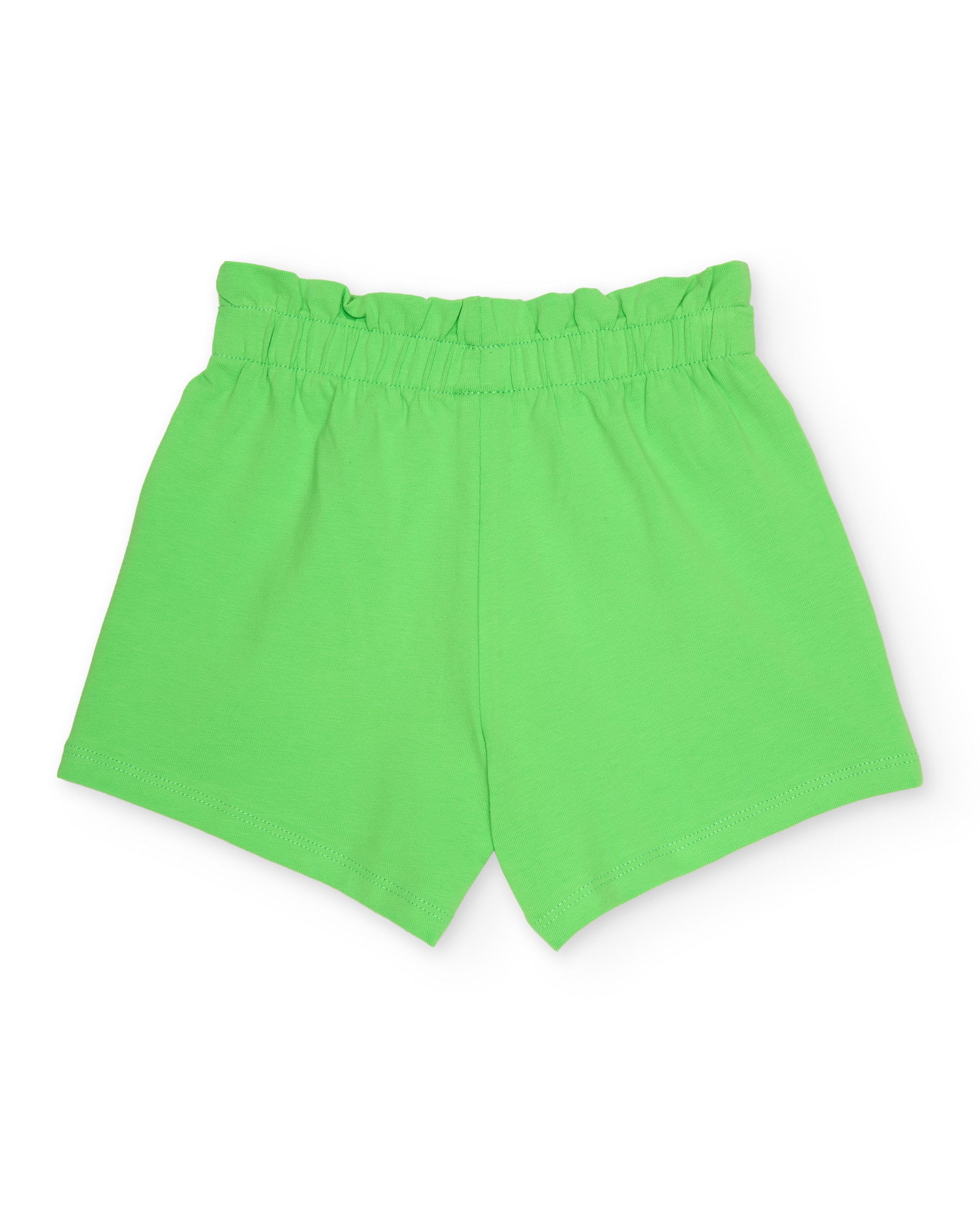 TucTuc Bermuda short bambina verde vita elastica