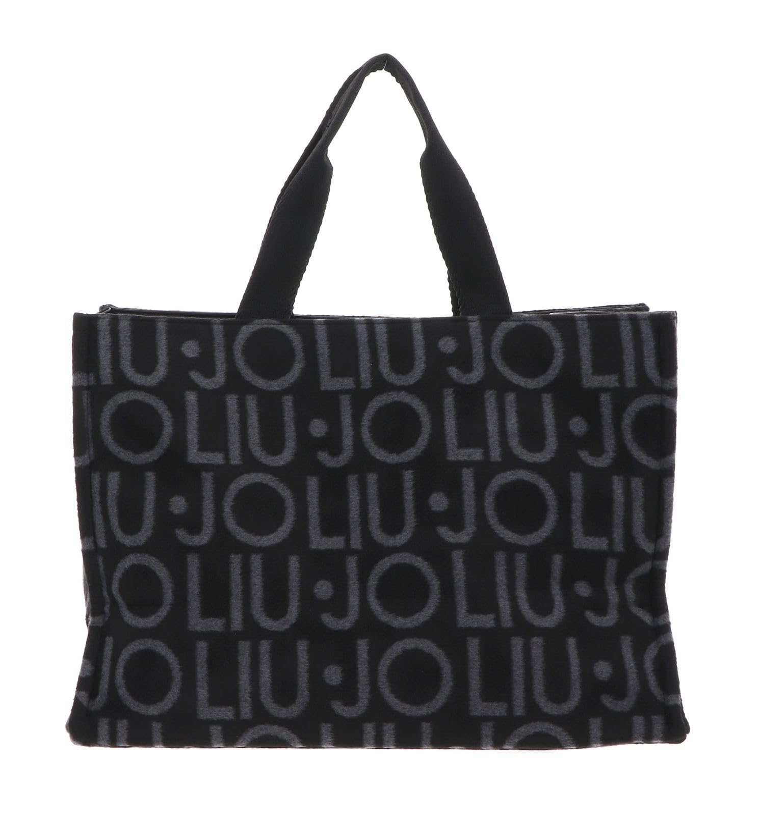 Liu Jo Jeans Tote Logo Allover Shopper Nero