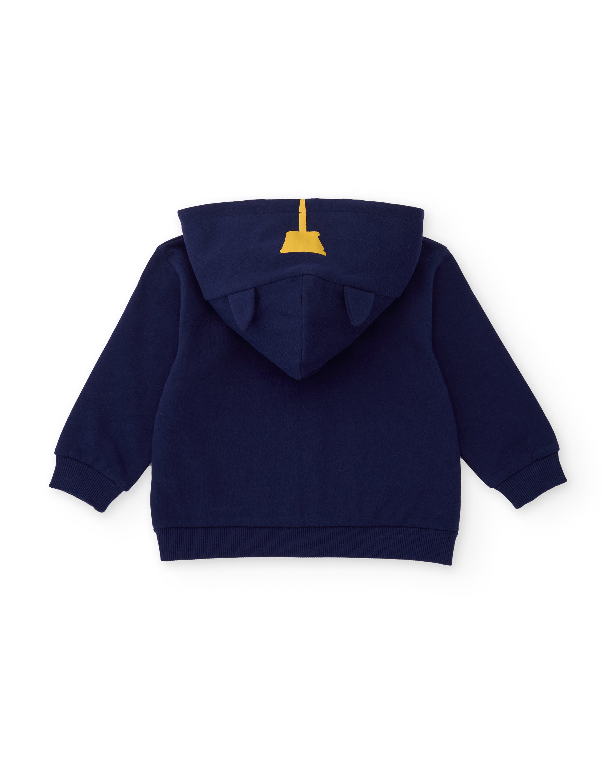 TucTuc Felpe felpa bambino blu navy cappuccio orecchie