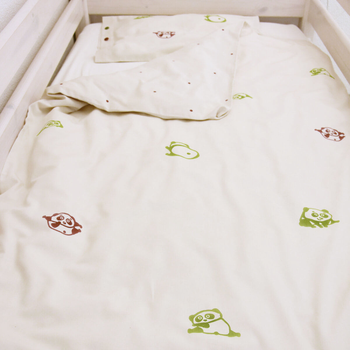 Pamboo Bedlinen copripiumino bambini cotone bio orsi 100x135