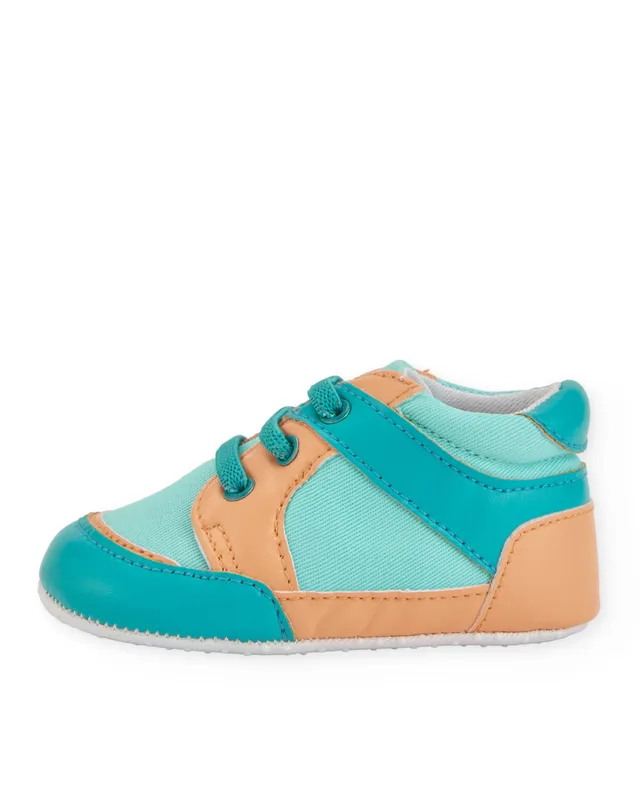 TucTuc Calzature scarpine neonato lacci elastici blu