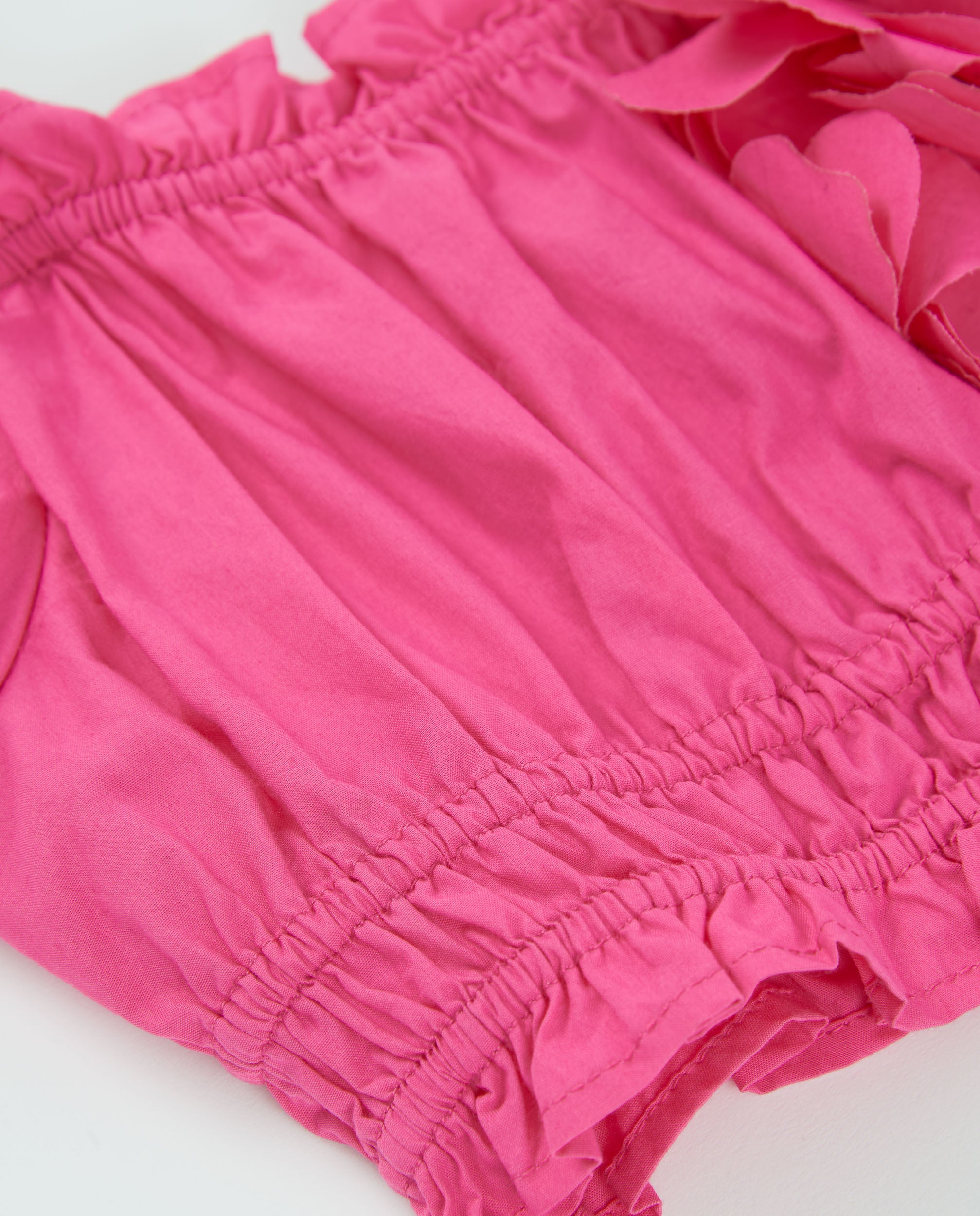 TucTuc Magliette Top Bambina Rosa Fucsia con Fiori