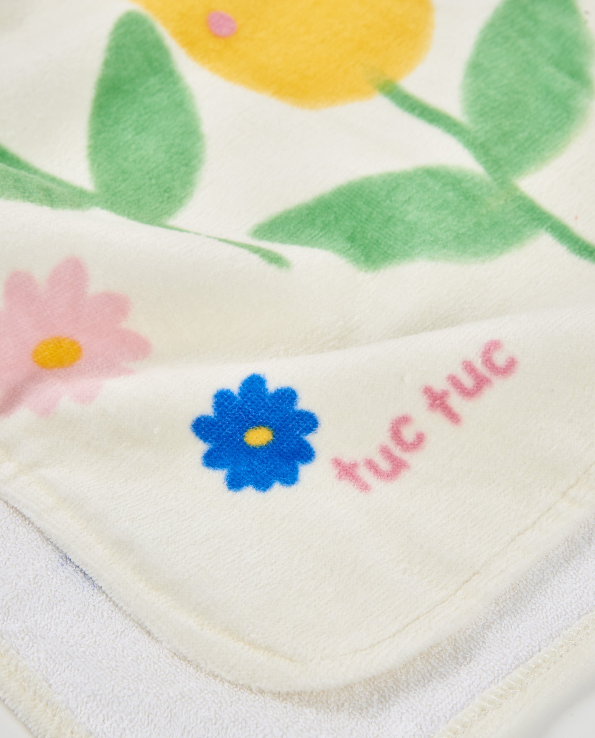 TucTuc Asciugamani Poncho Neonato Giallo con Cappuccio