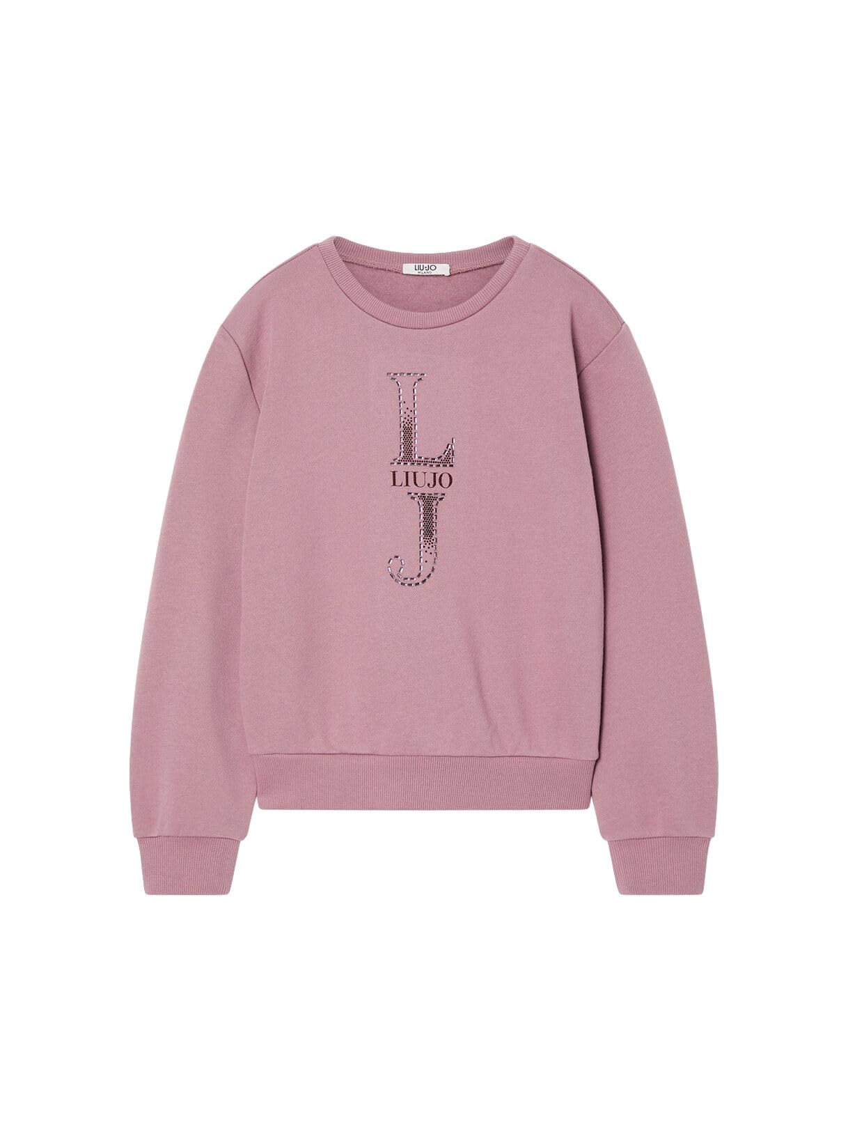 Liu Jo Felpa Girocollo Logo Garzata Elegante