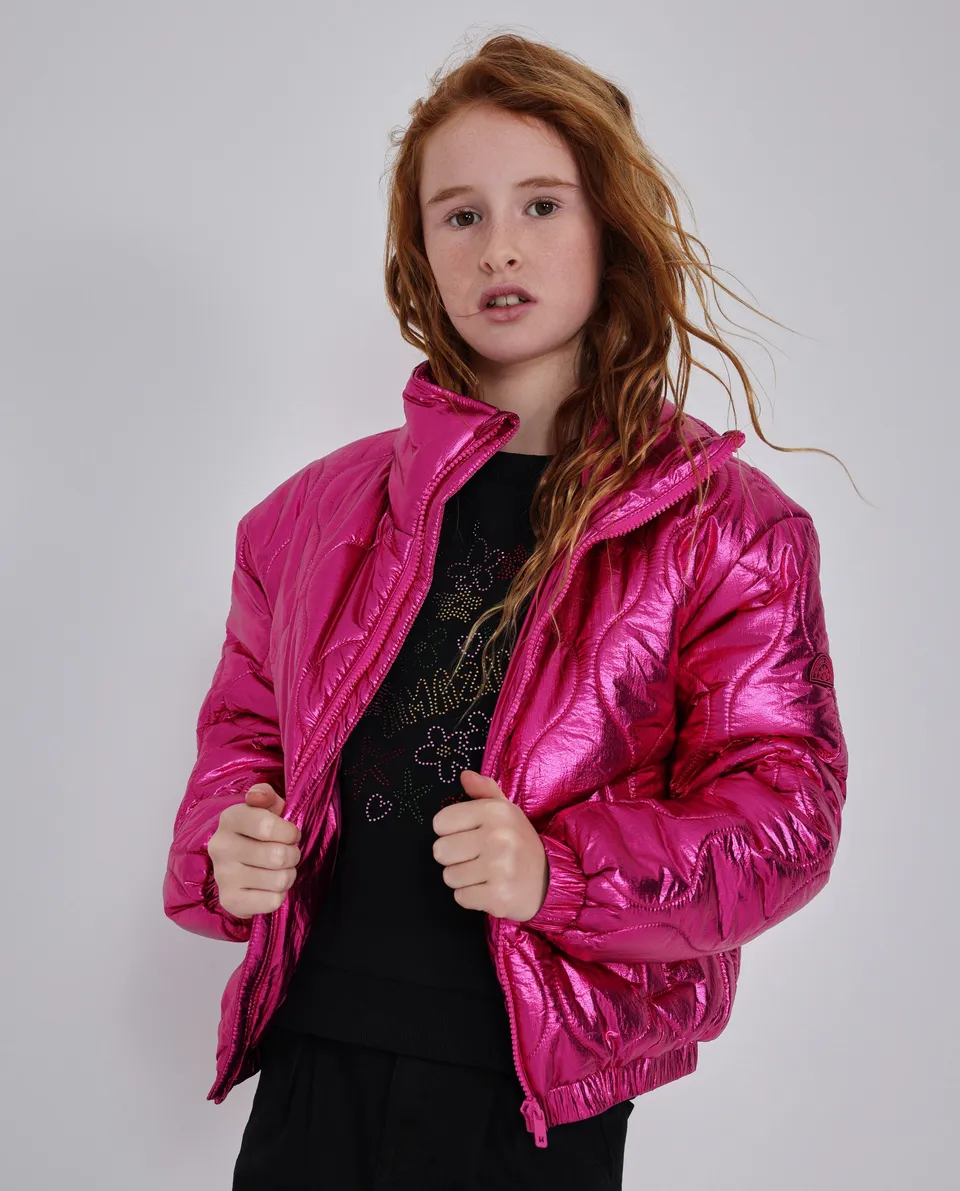 TucTuc Giacche piumino bambina fucsia imbottito cerniera